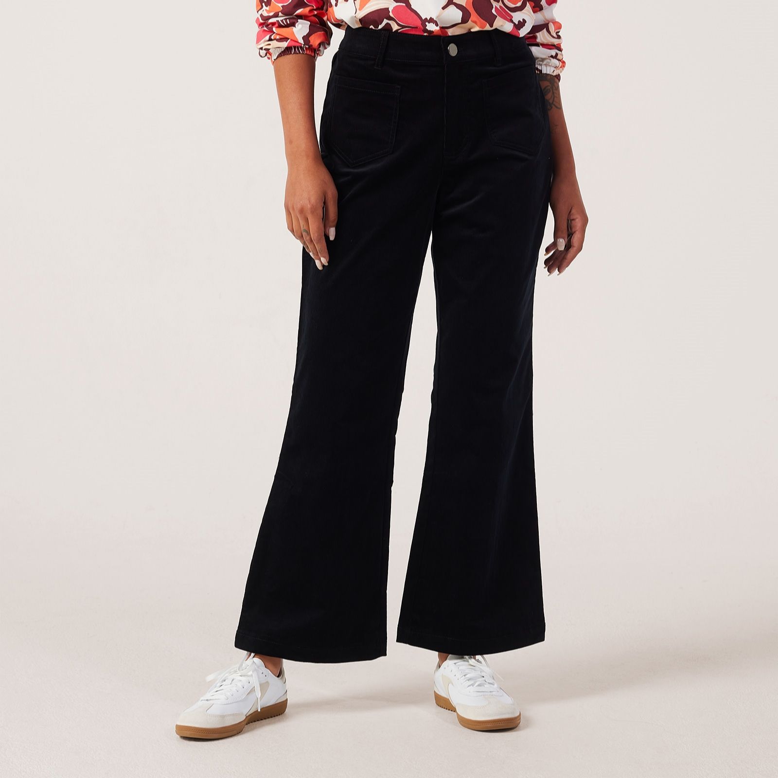 Denim & Co Bootcut Corduroy Trouser Standard