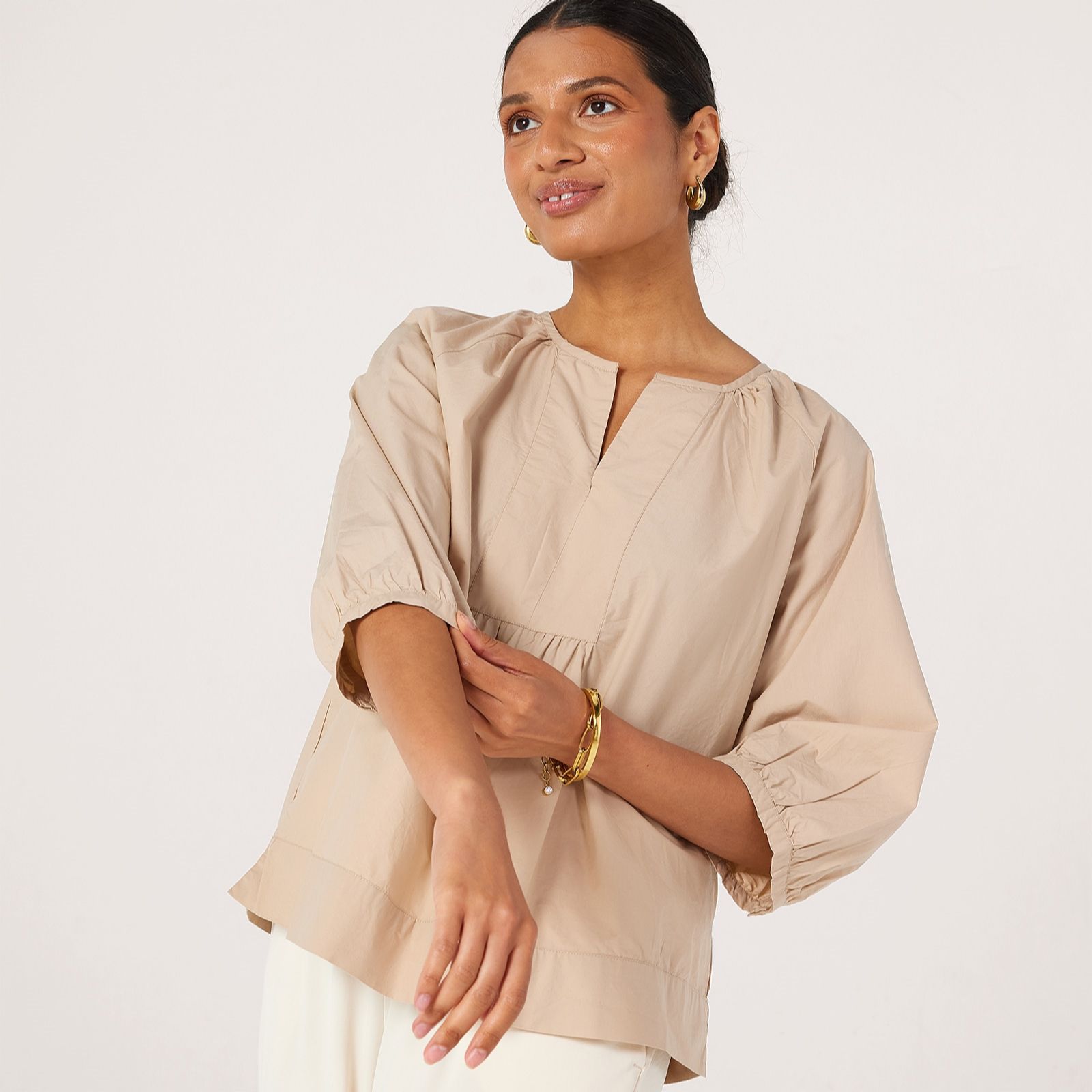 Masai Copenhagen Darethiel 100% Cotton Popplin Top