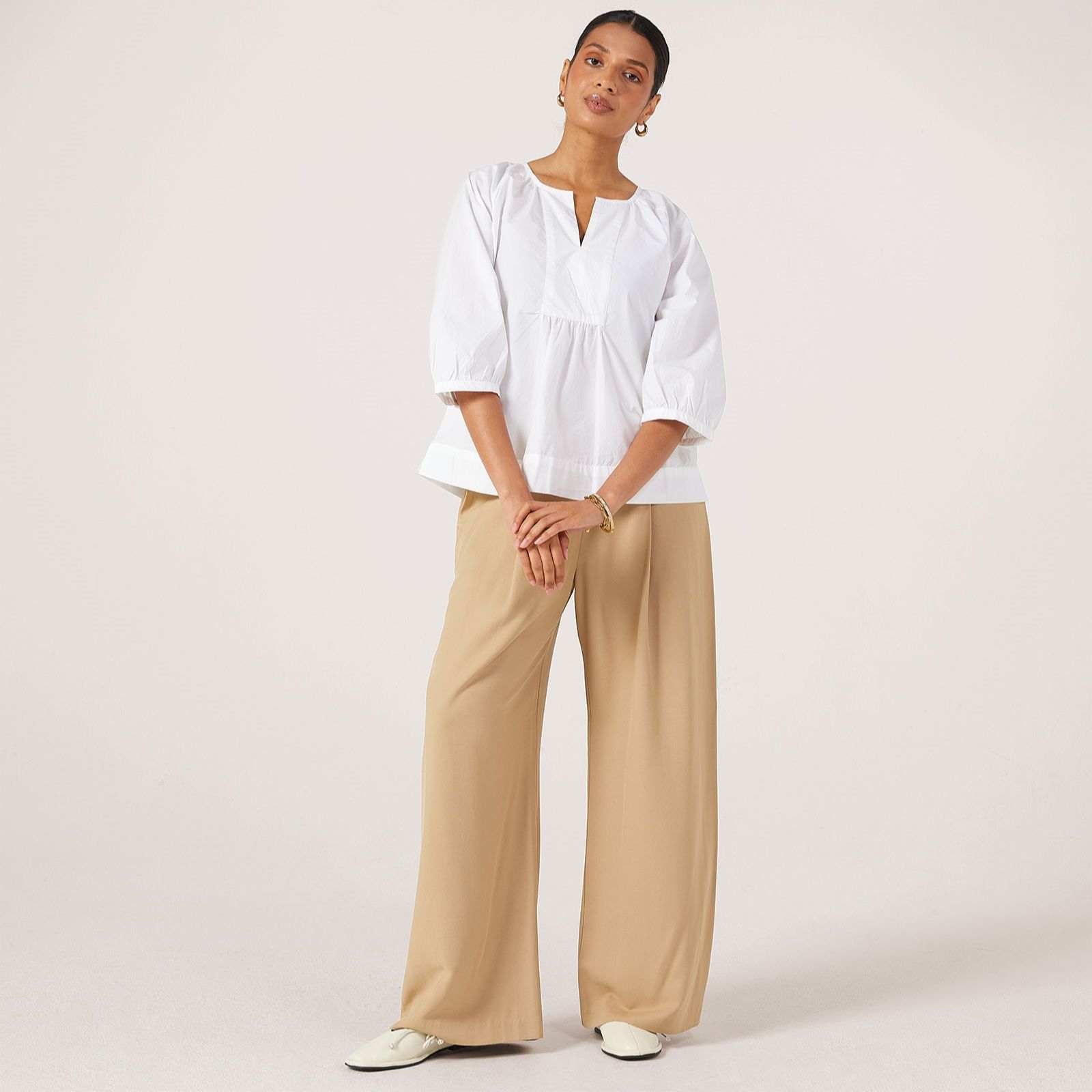 Masai Copenhagen Darethiel 100% Cotton Popplin Top