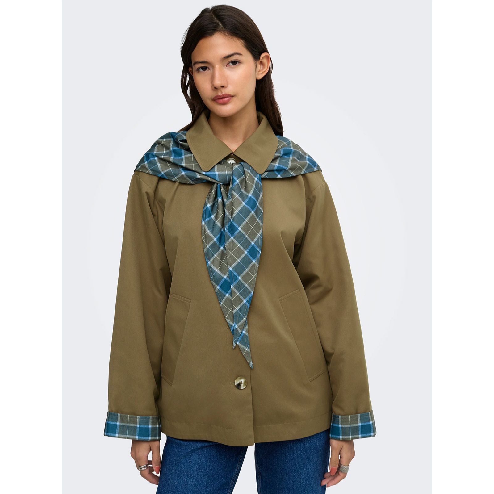 Only Zenia Scarf Detail Jacket