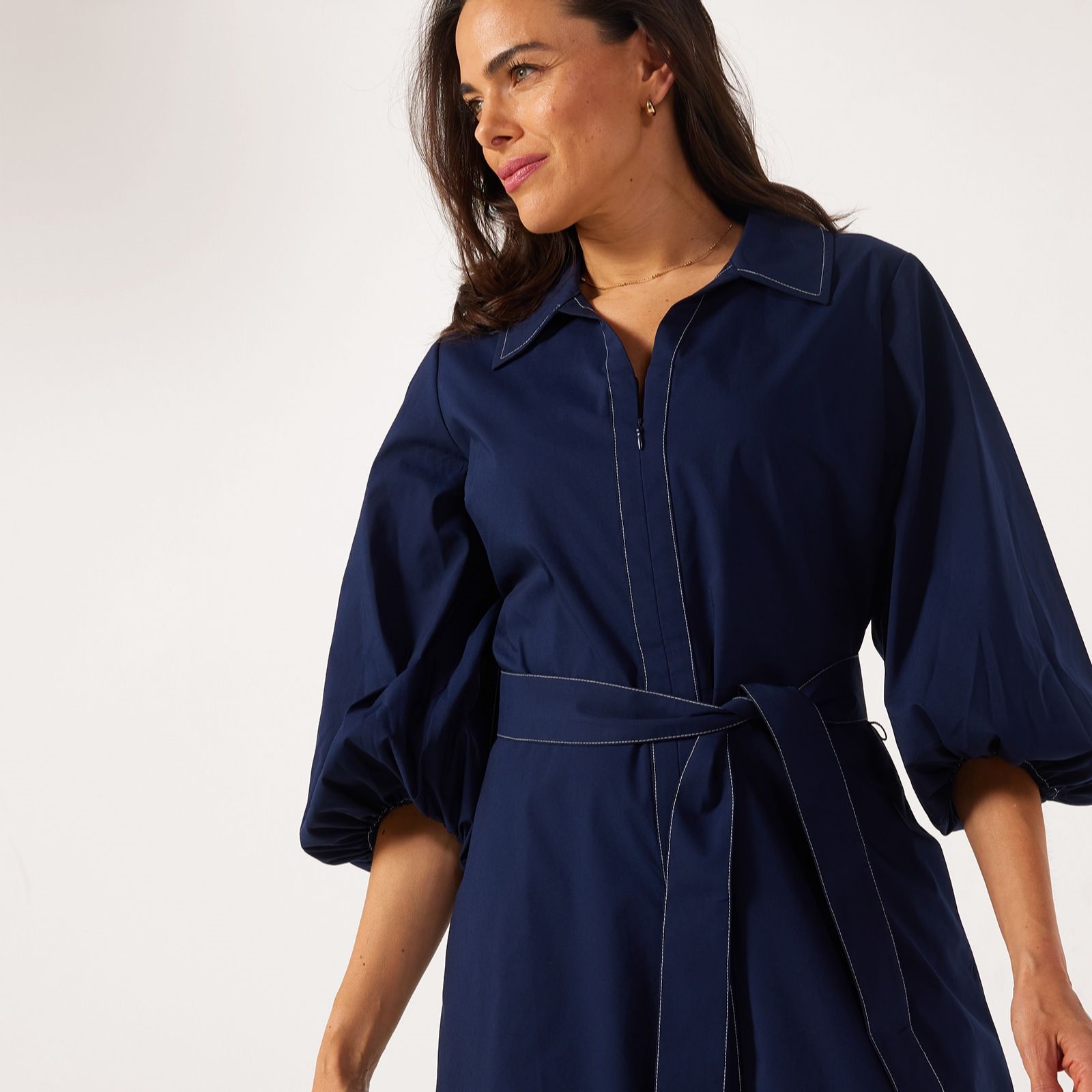 Ruth Langsford Contrast Stitch Dress Tall