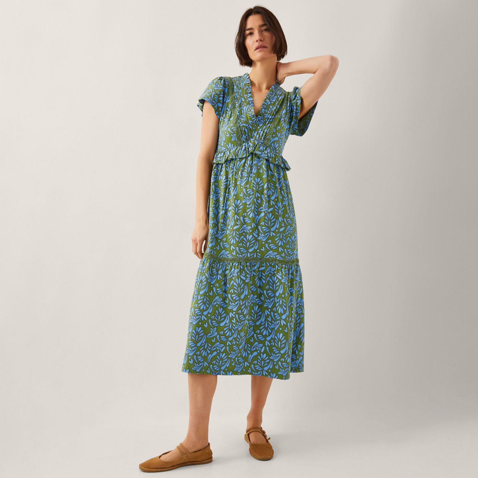 Monsoon Bryony Print Jersey Dress