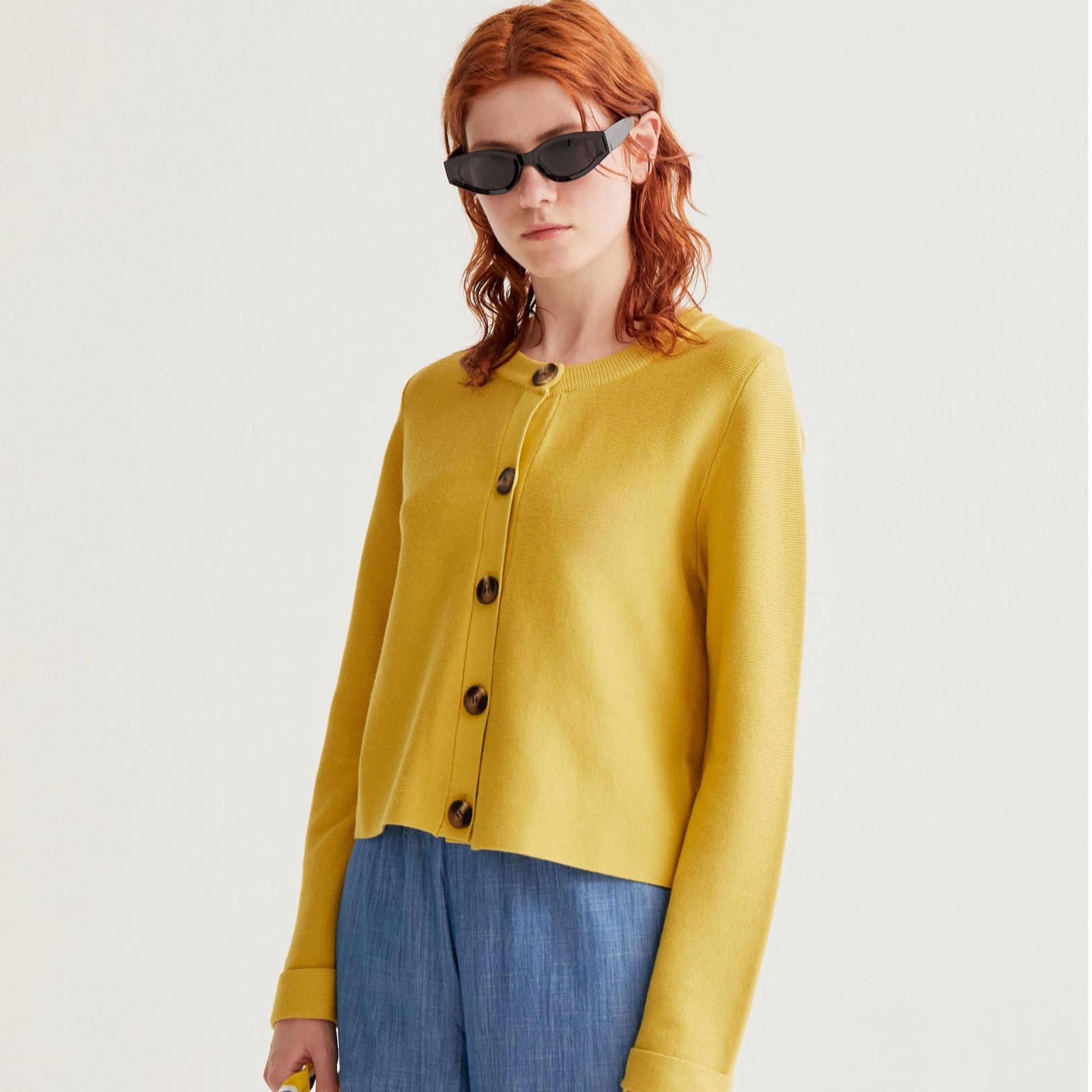 Compania Fantastica Crew Neck Cardigan