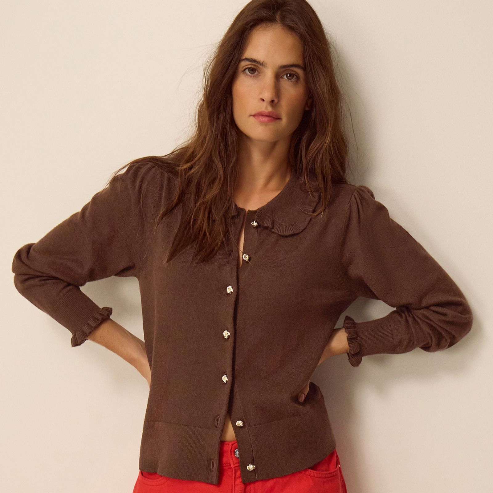 Monsoon Cloe Collar Cardigan