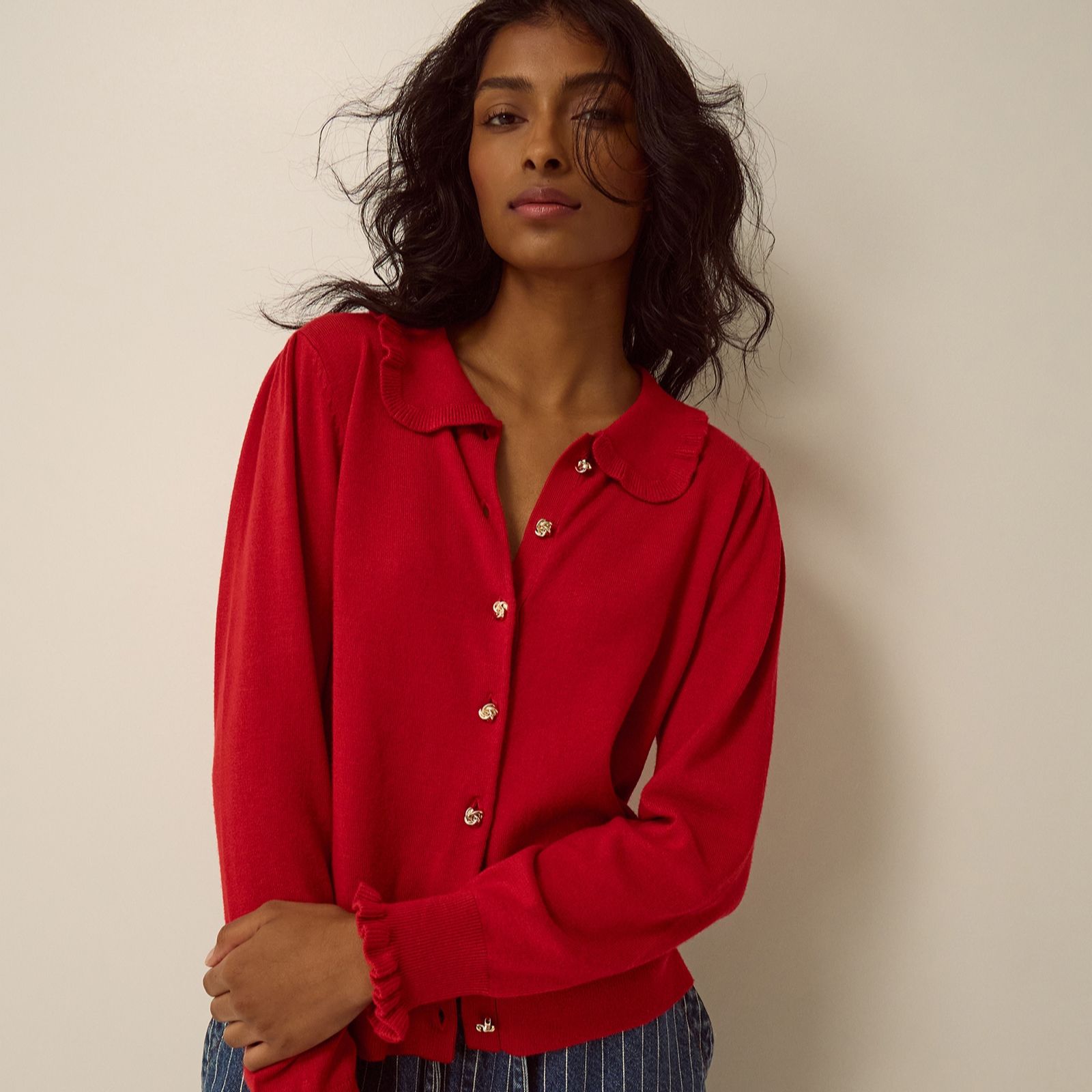Monsoon Cloe Collar Cardigan