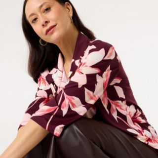 Kim & Co Printed Brazil Jersey 3/4 Sleeve Shirt