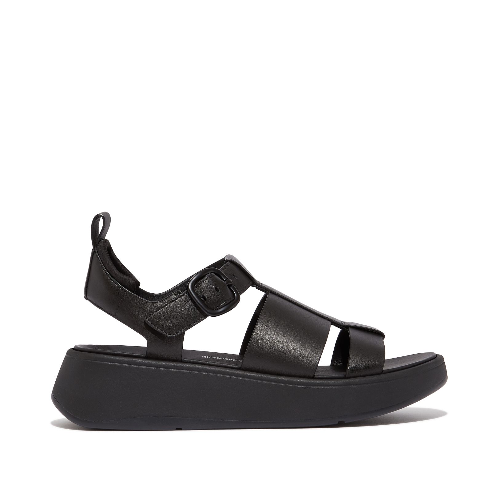 Outlet Fitflop F-Mode Leather Flatform Sandal