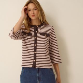 Monsoon Shania Stripe Jersey Top