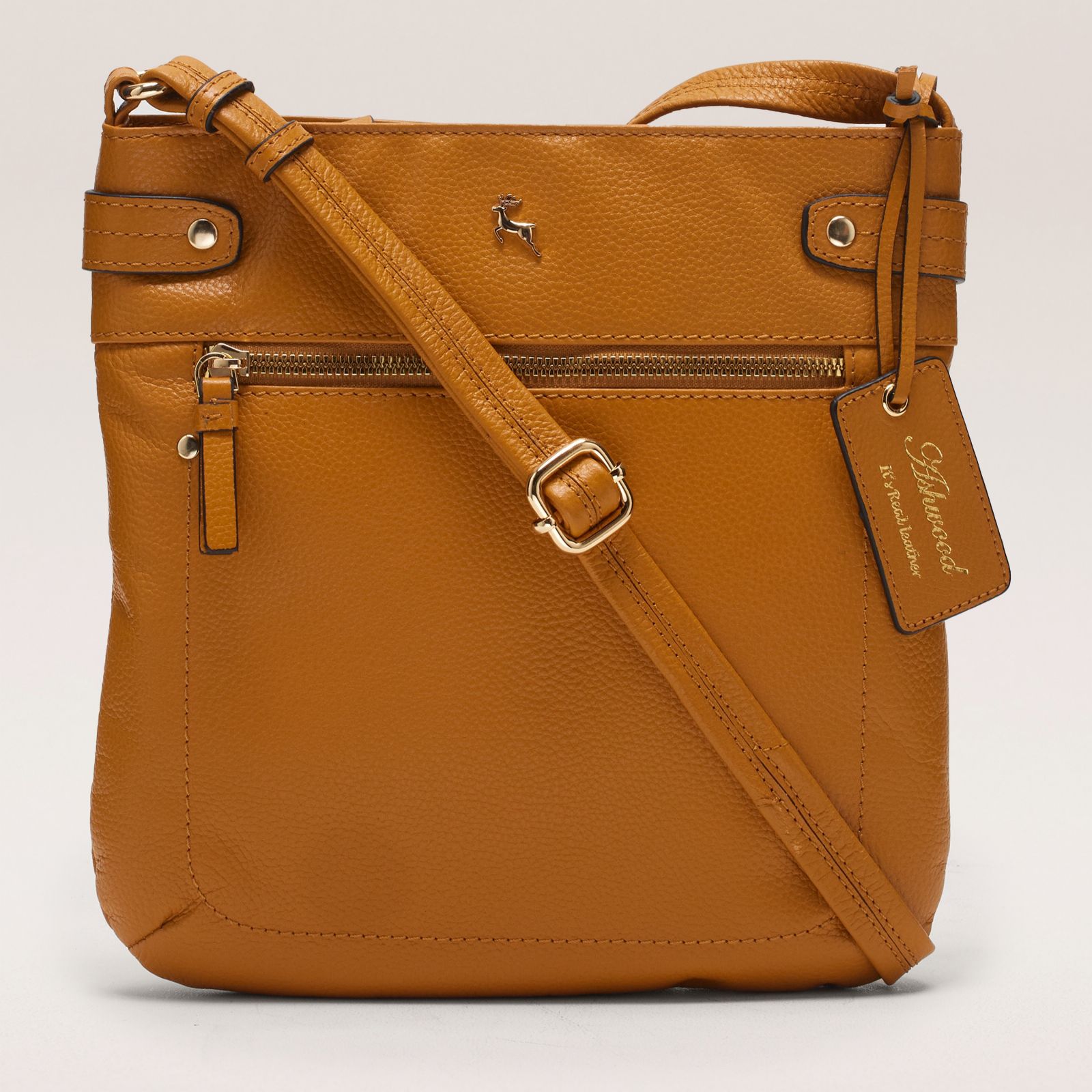 Ashwood Medium Square Leather Pocket Bag