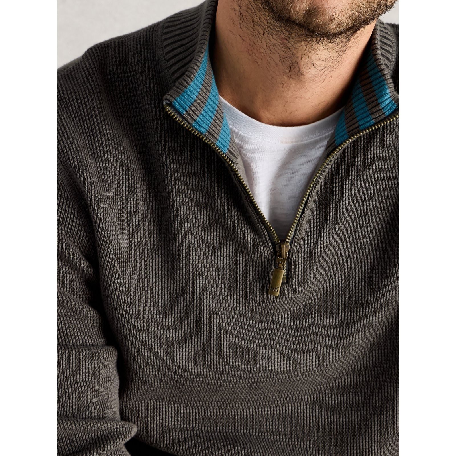 White Stuff Men's Attadale Funnel Neck Jumper