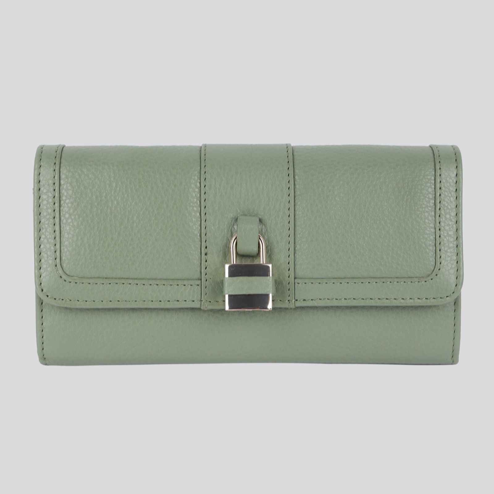 Outlet Ashwood Leather Padlock Detail Purse