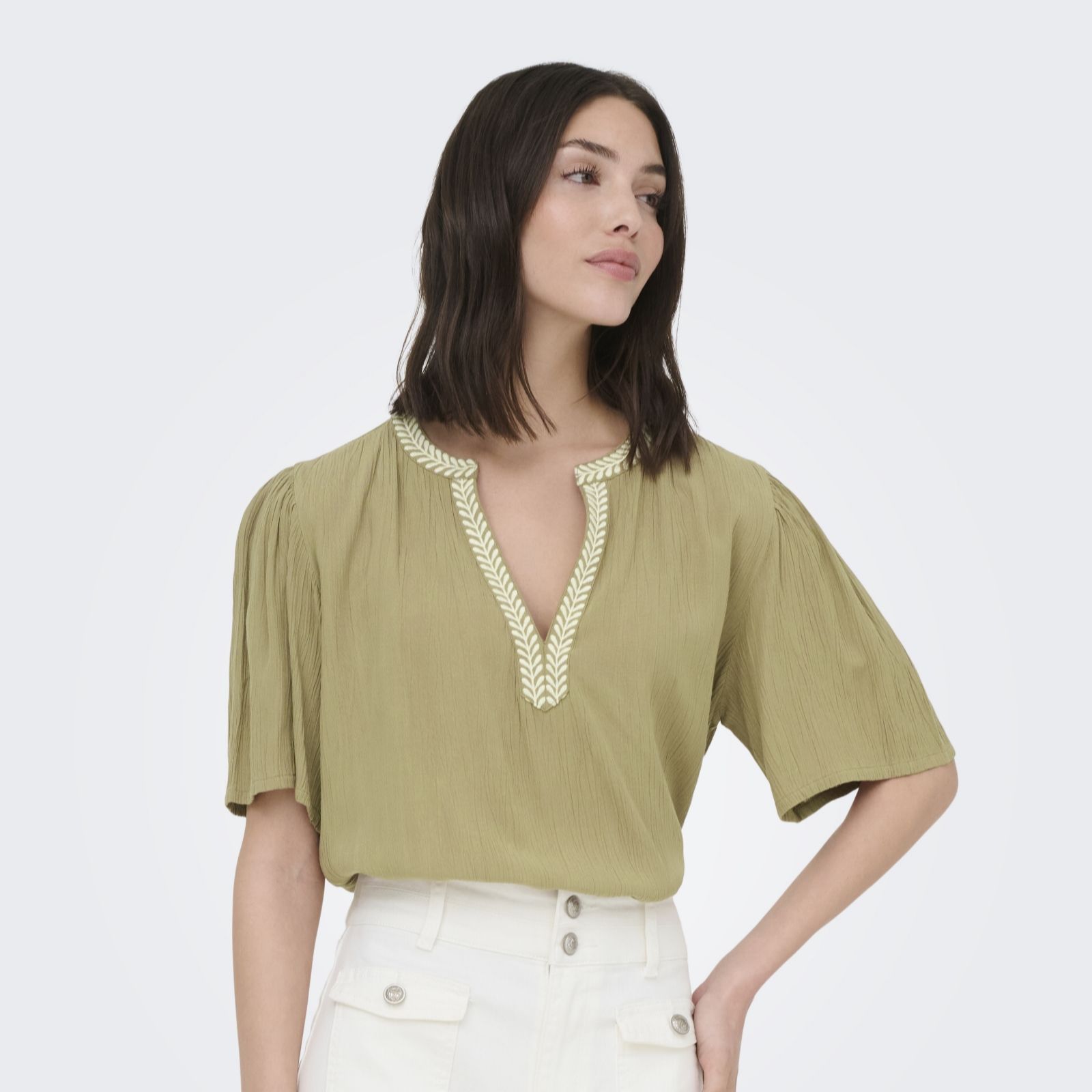 JDY Liva Embroidered Top