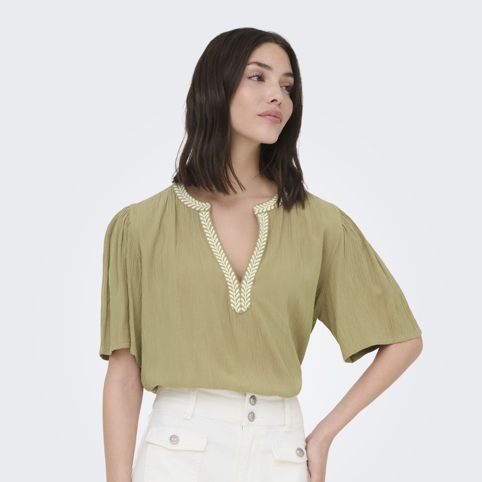 JDY Liva Embroidered Top