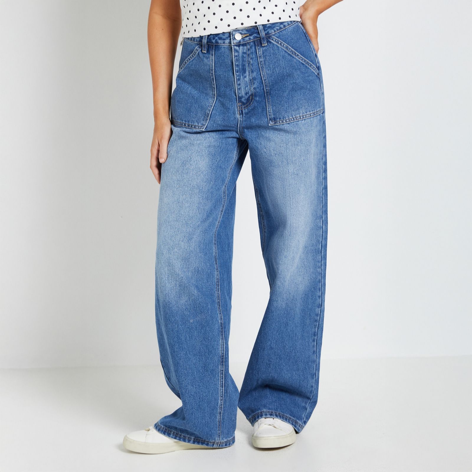 Dorothy Perkins Wide-Leg High Waist Denim Jeans