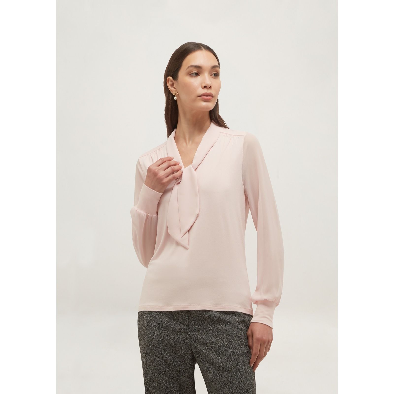 Hobbs London Tarini Tie Neck Top