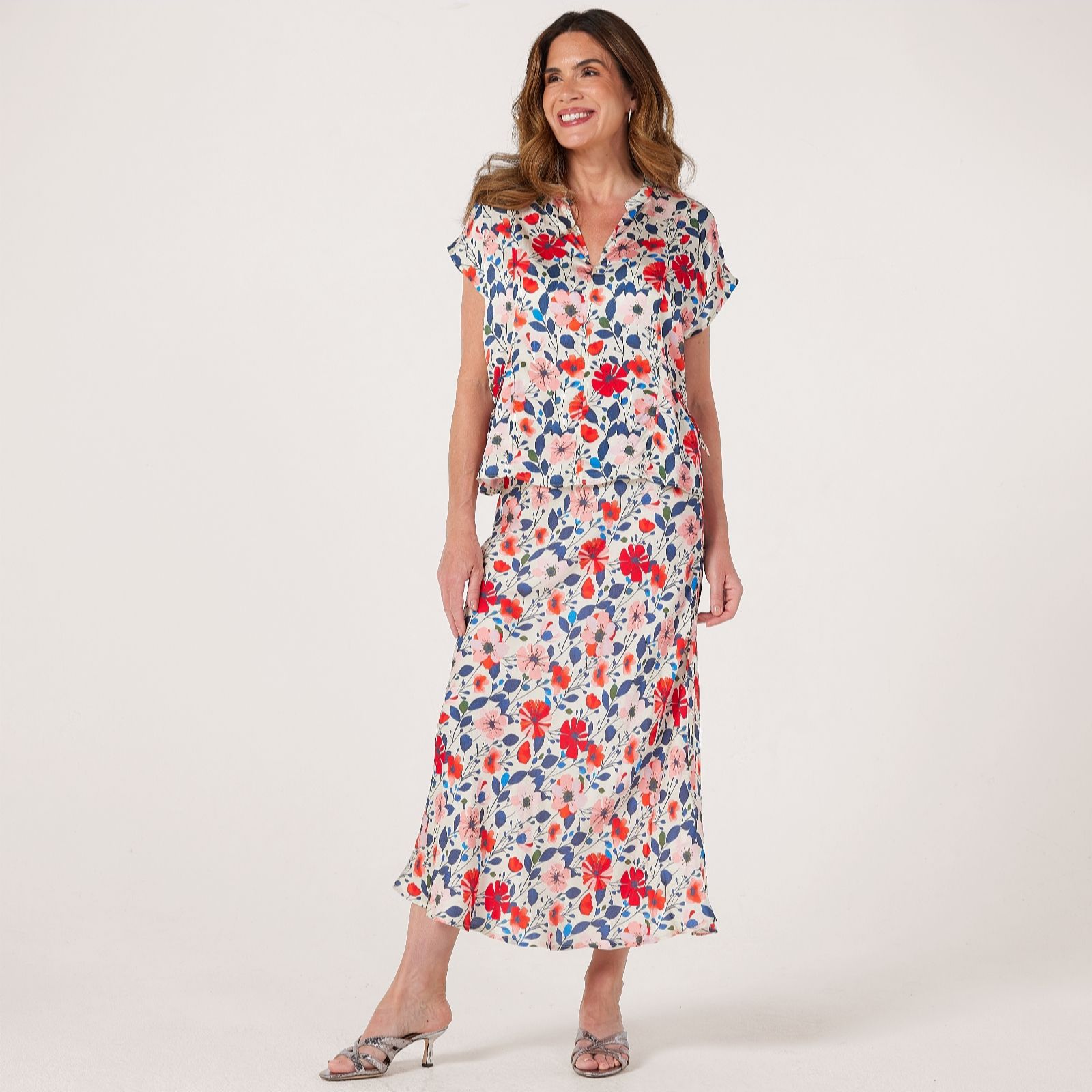 Masai Copenhagen Biolyssa Printed Sateen Viscose Top