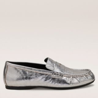 Fitflop Delicato Crinkle Metallic Loafer