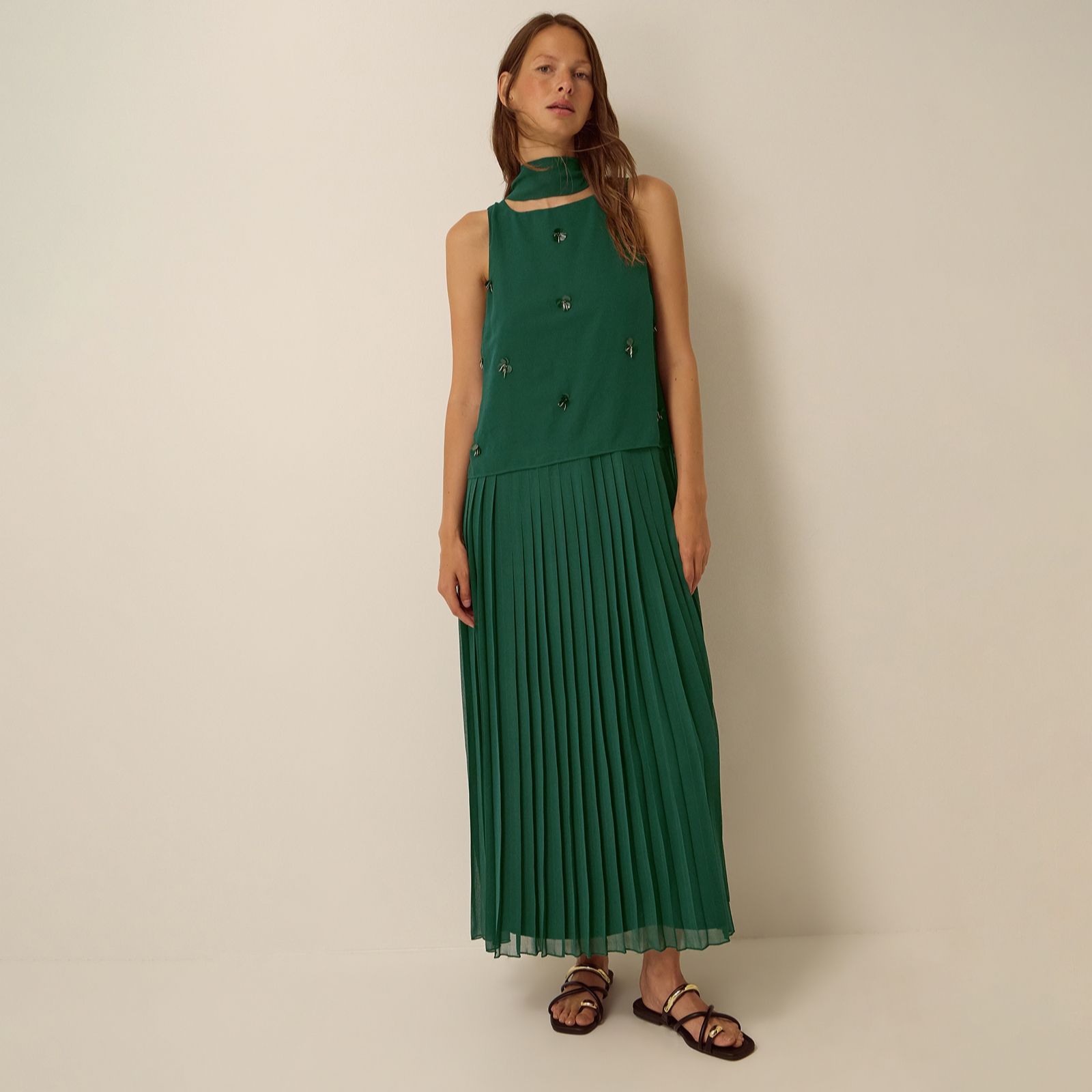Monsoon Eva Embroidered Dress