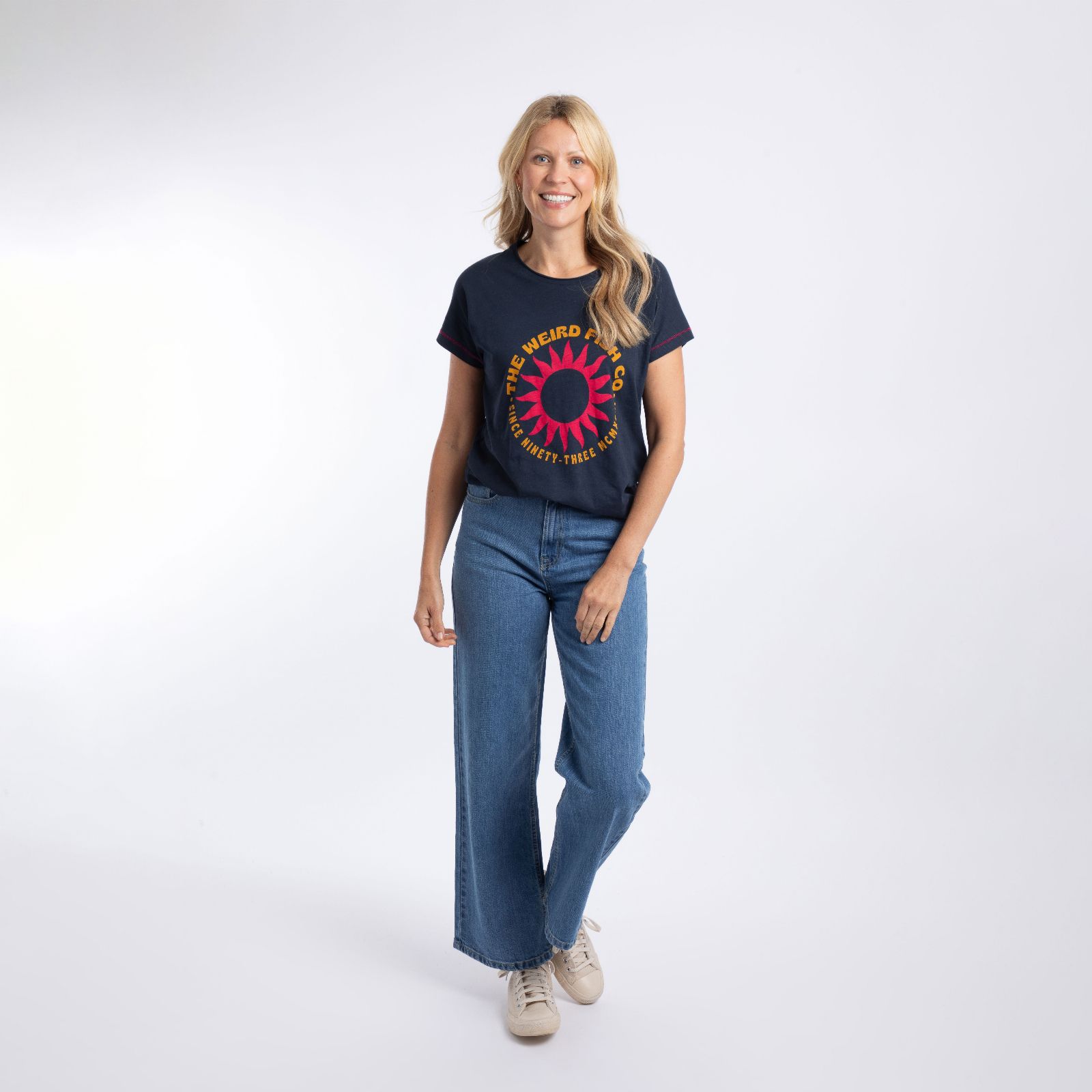 Weird Fish Sun Ray Cotton Graphic Tee