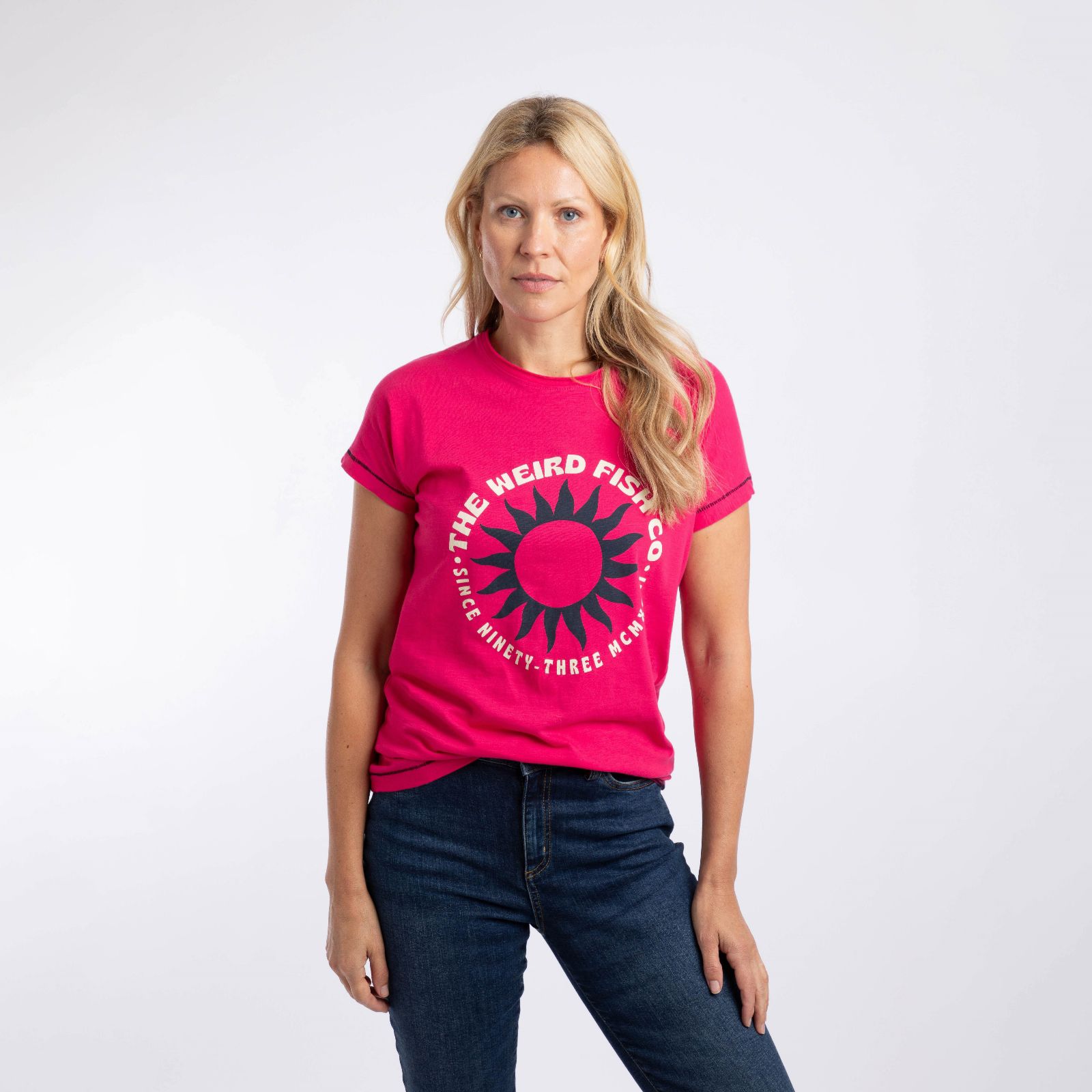 Weird Fish Sun Ray Cotton Graphic Tee