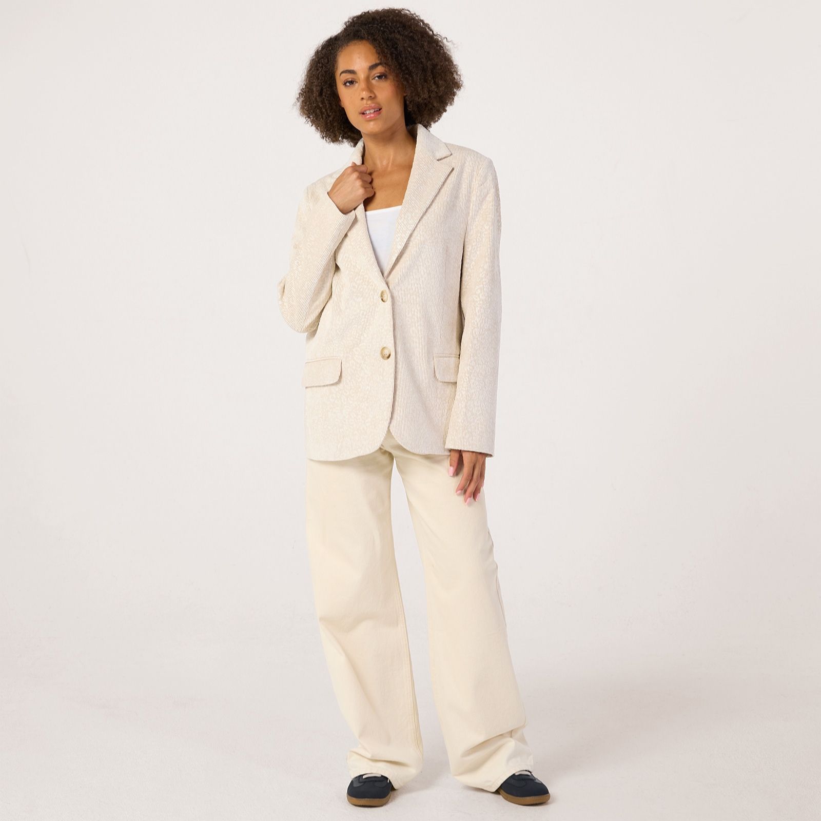 Helene Berman Animal Cord Blazer