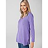 Kim & Co Soft Touch Long Sleeves Tunic with Side Slits