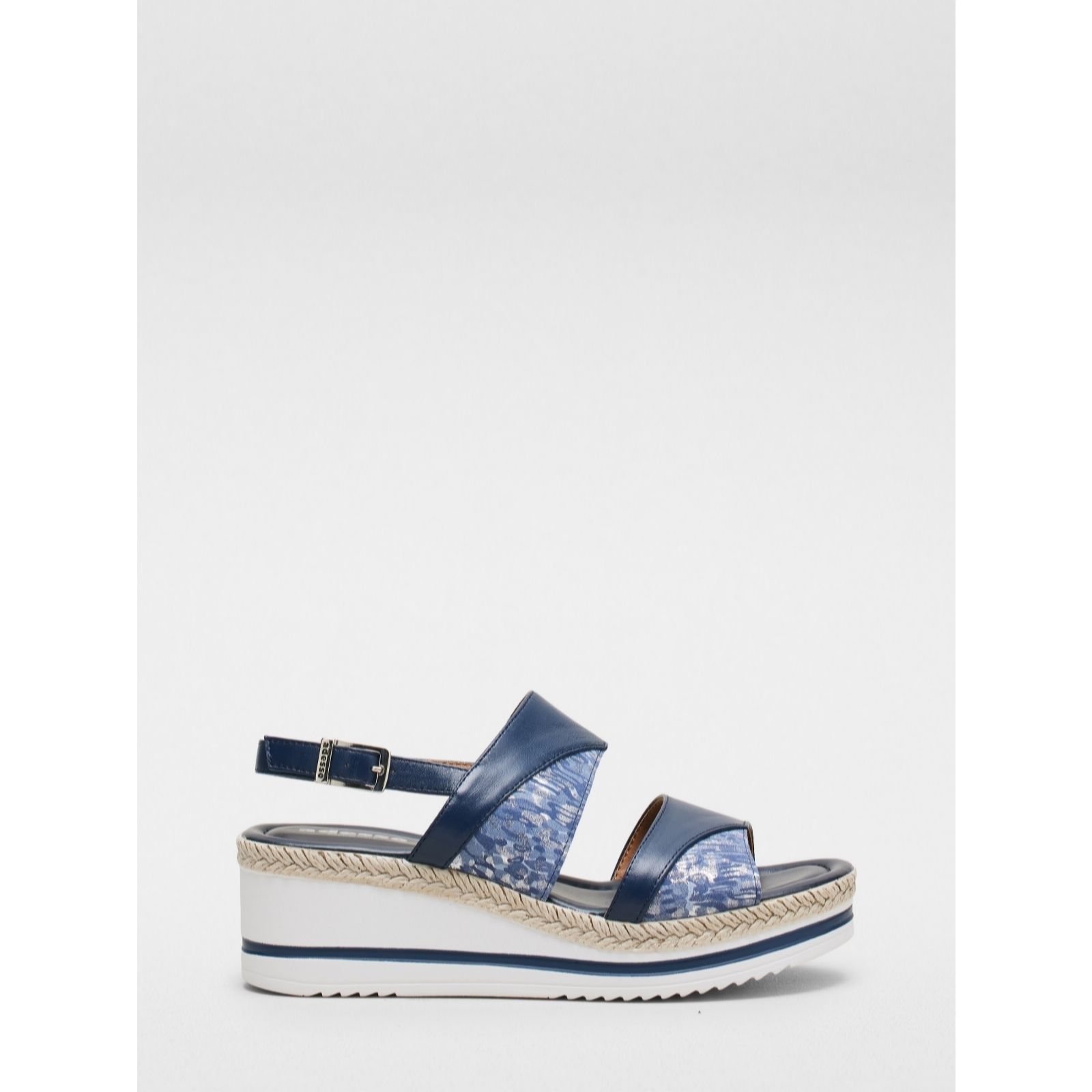 Outlet Adesso Gabby Block Print Wedge Sandal