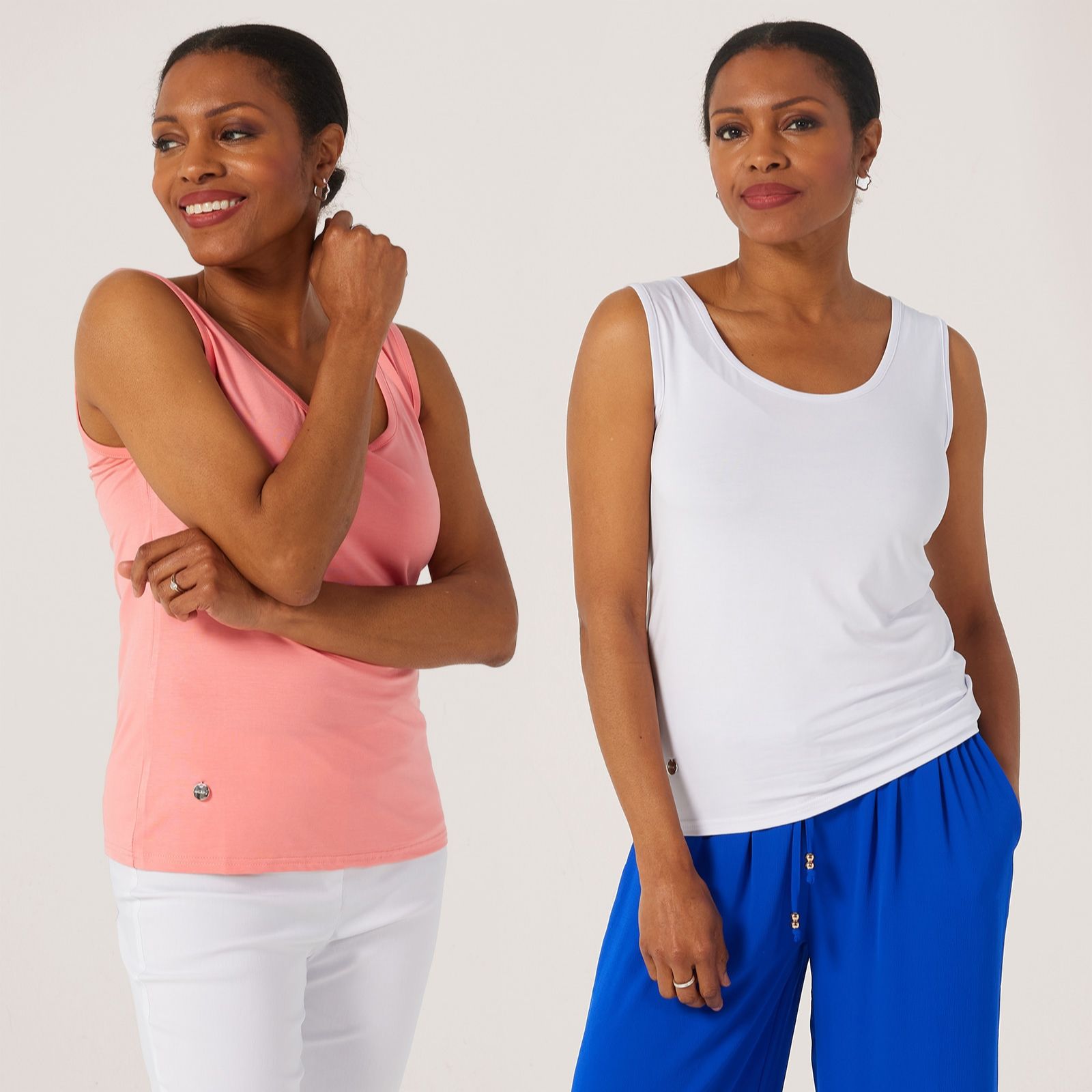 Malissa J Set of 2 Vest Top