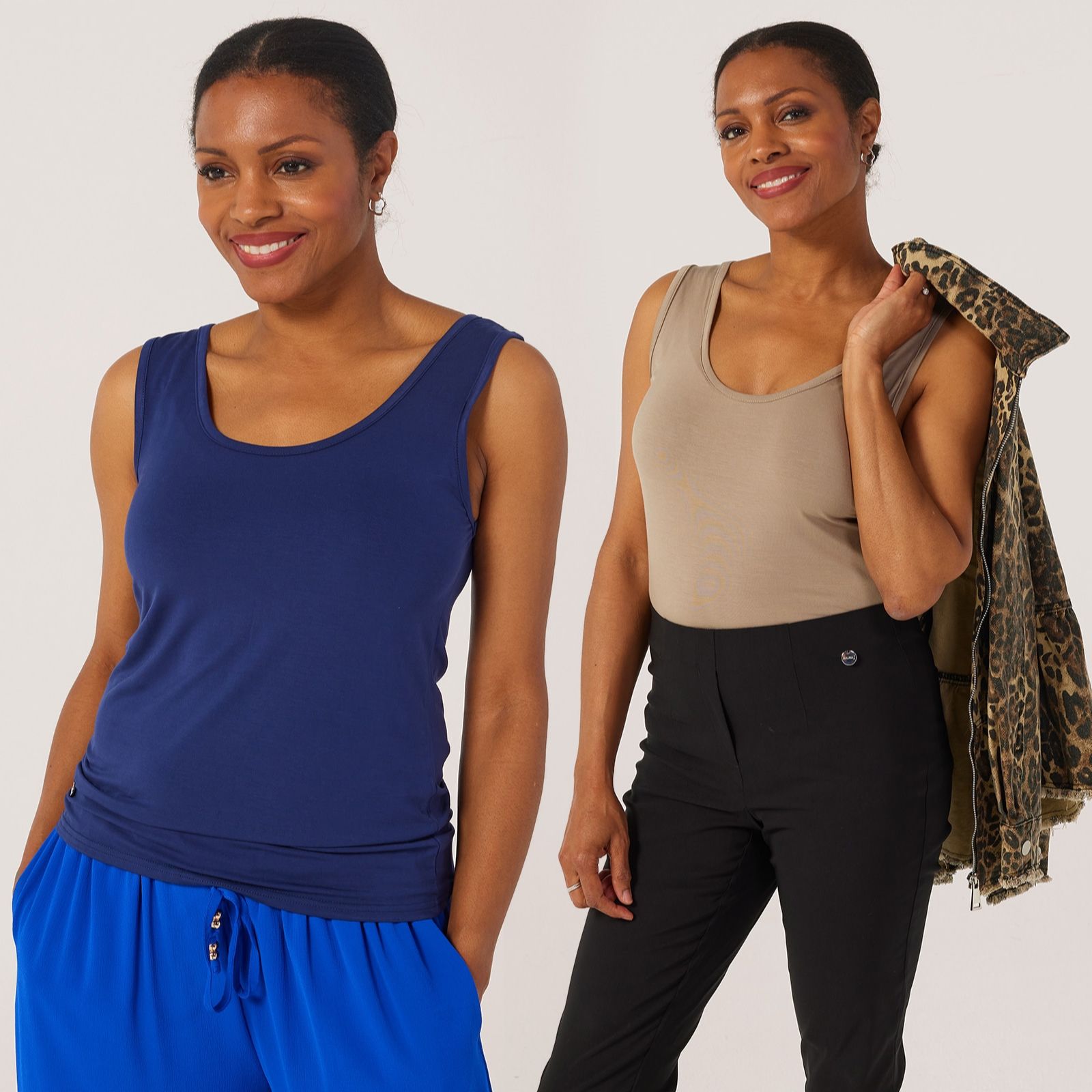 Malissa J Set of 2 Vest Top