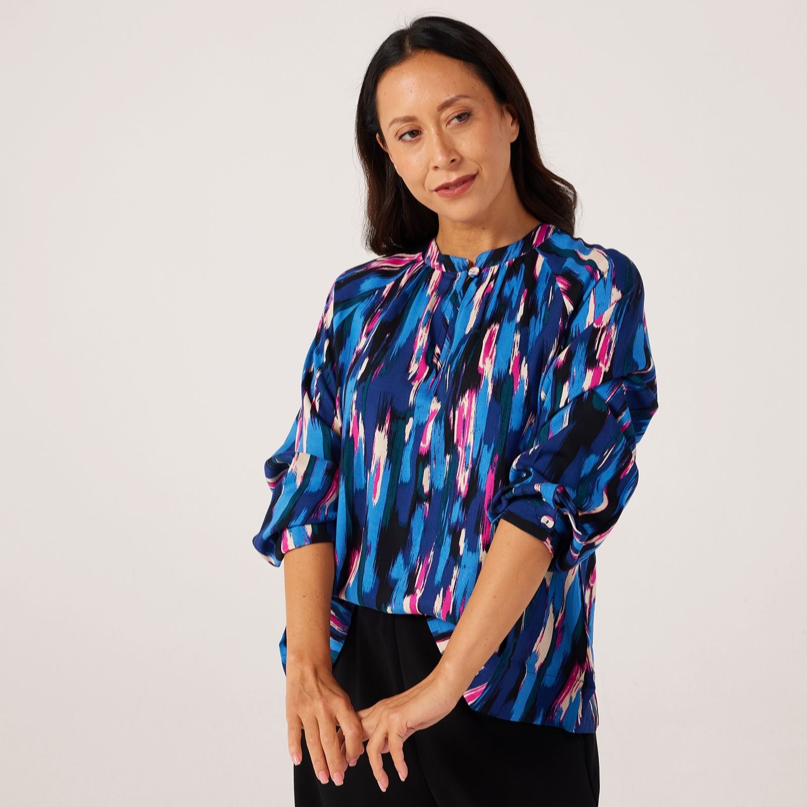 Masai Copenhagen Dasine Printed Classic Viscose Top