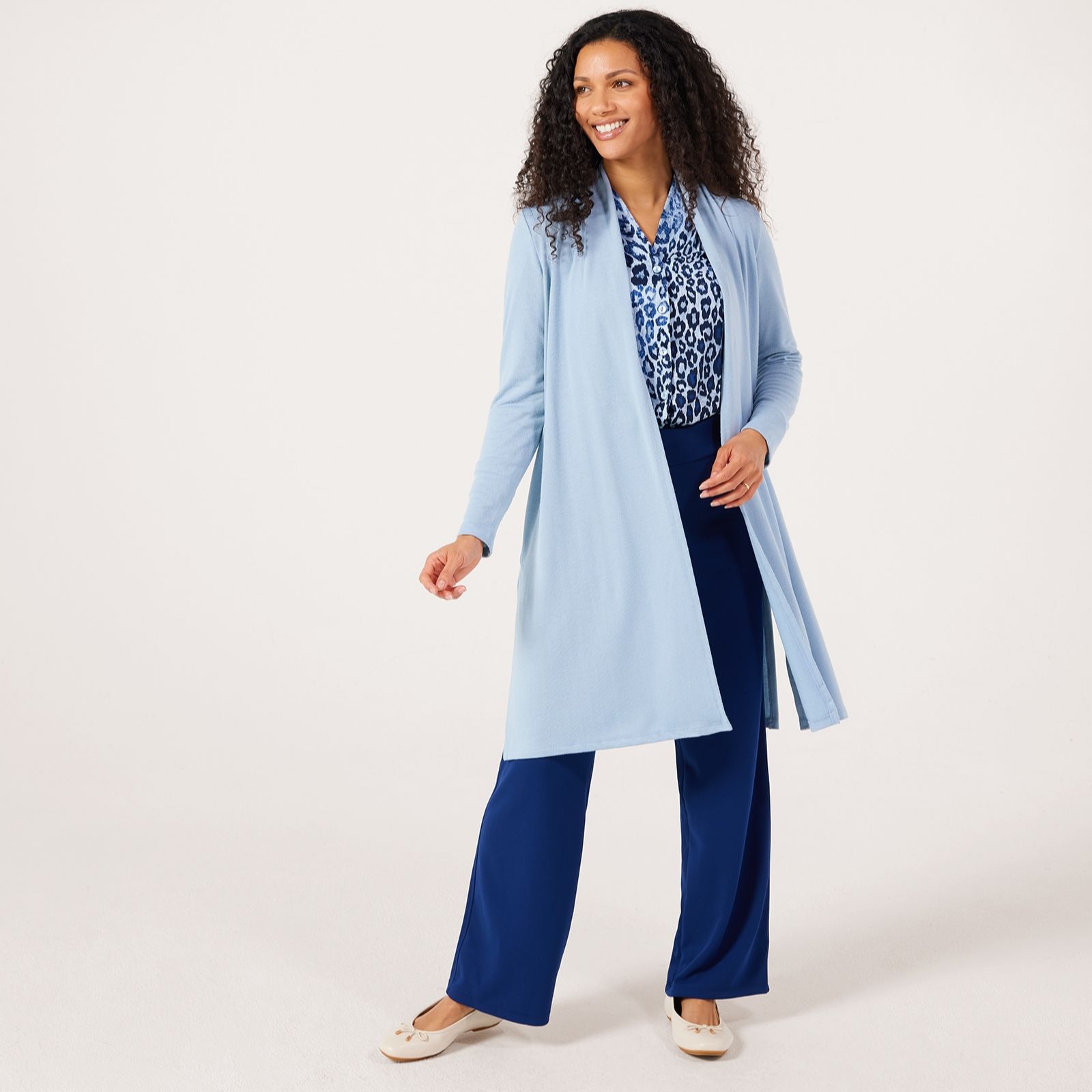 Kim & Co Soft Touch L/S Long Cardigan