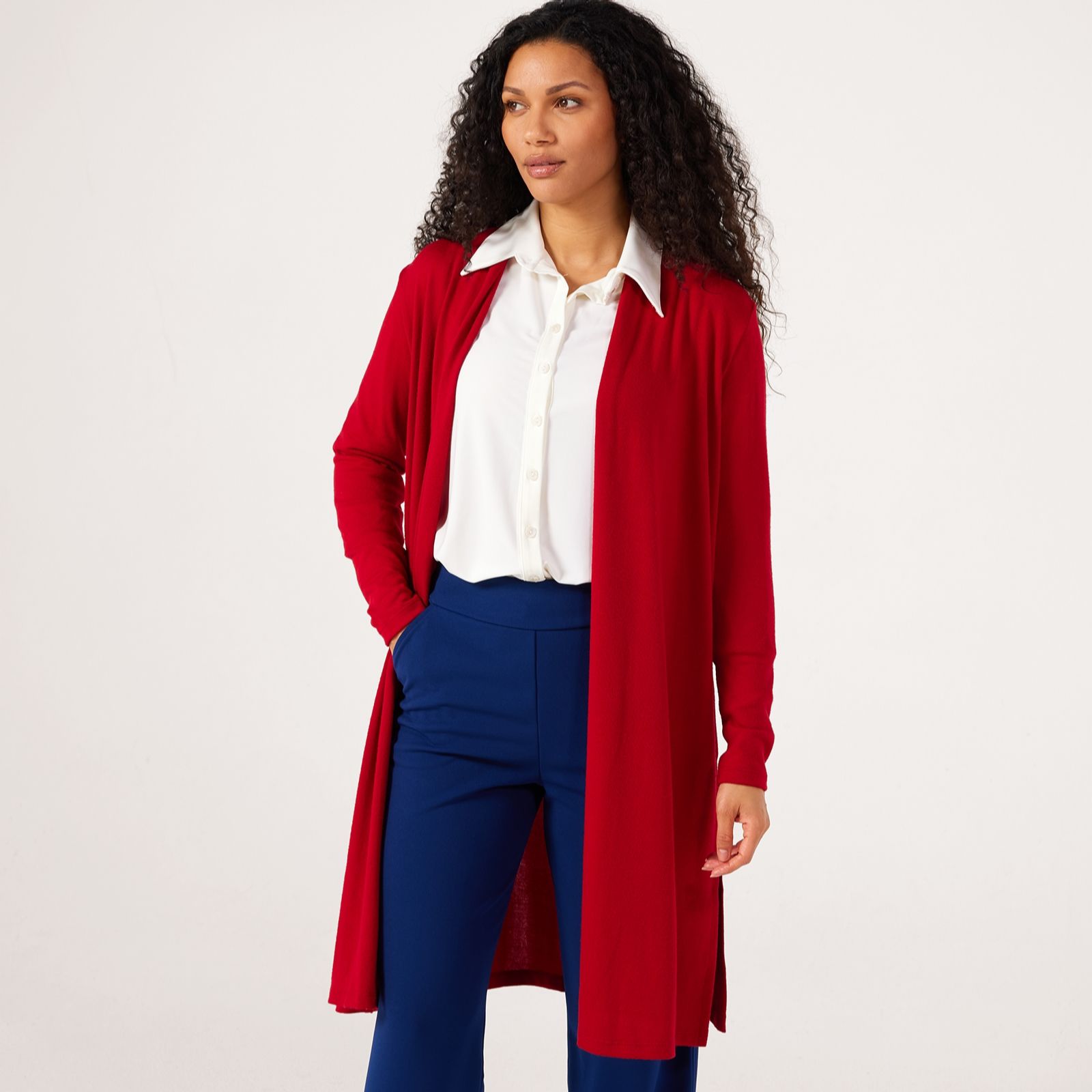 Kim & Co Soft Touch L/S Long Cardigan