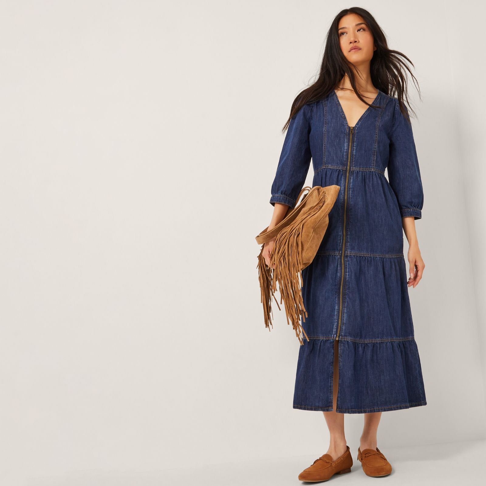 Monsoon Maya Zip Dress