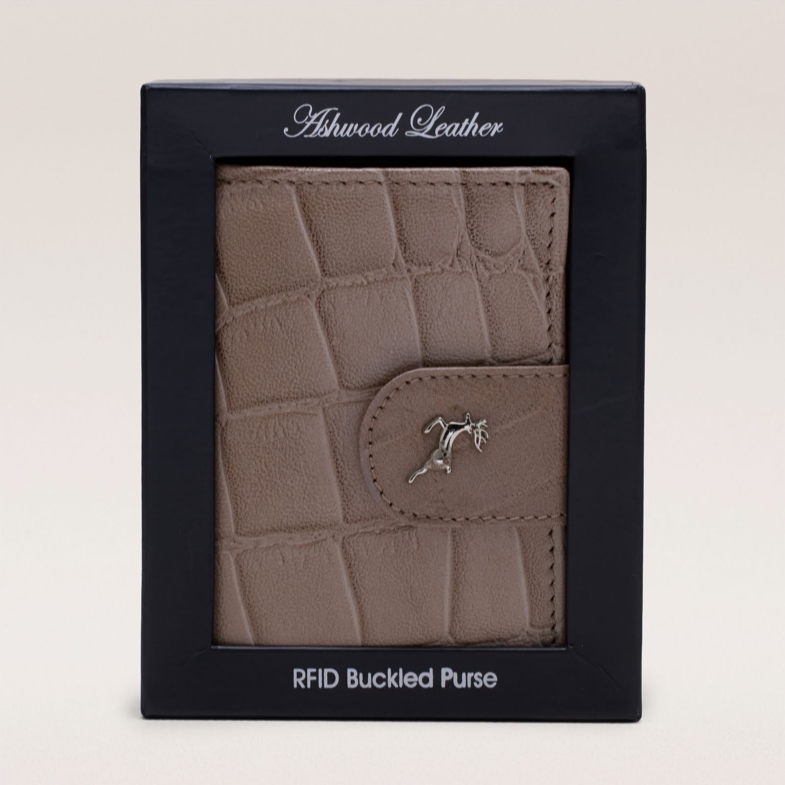 Outlet Ashwood Leather RFID Purse with Box