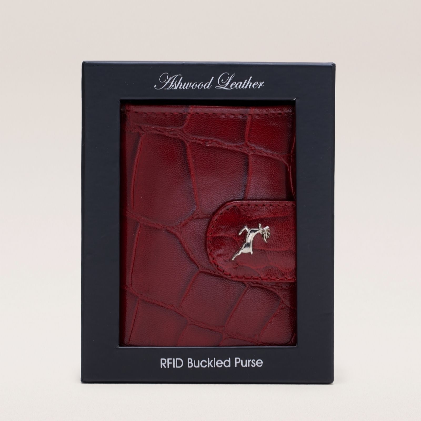 Outlet Ashwood Leather RFID Purse with Box