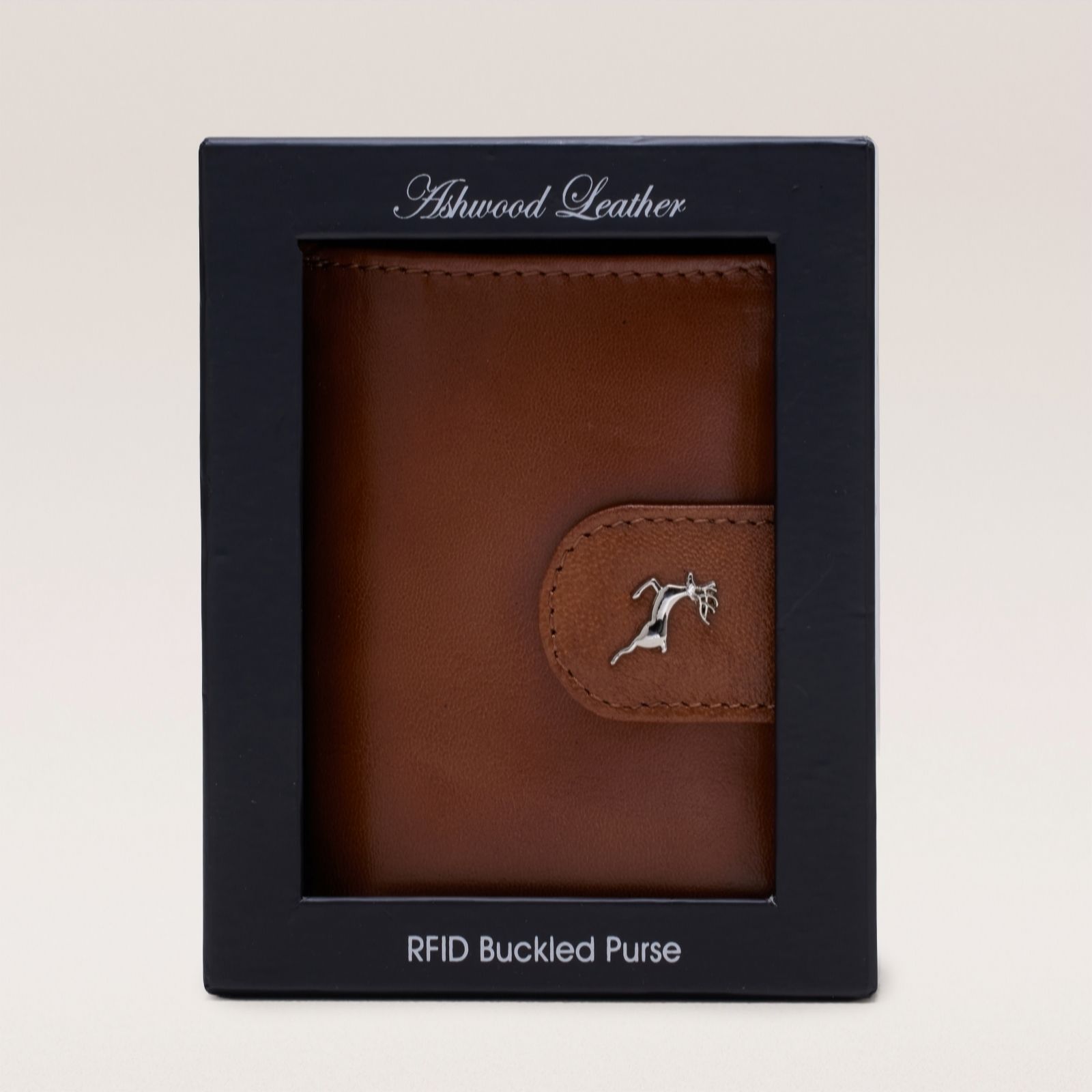 Outlet Ashwood Leather RFID Purse with Box