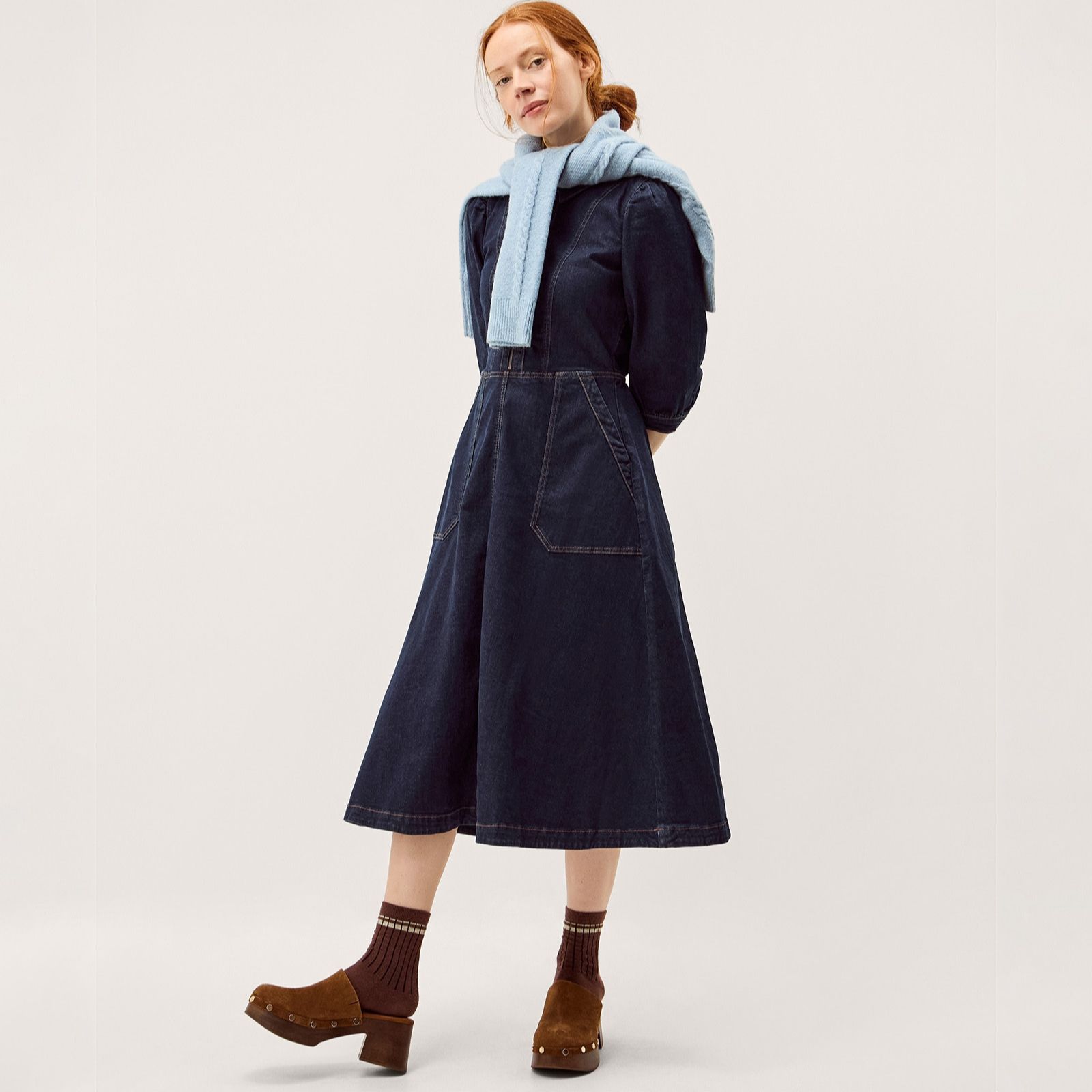 Monsoon Erin Zip Front Dress