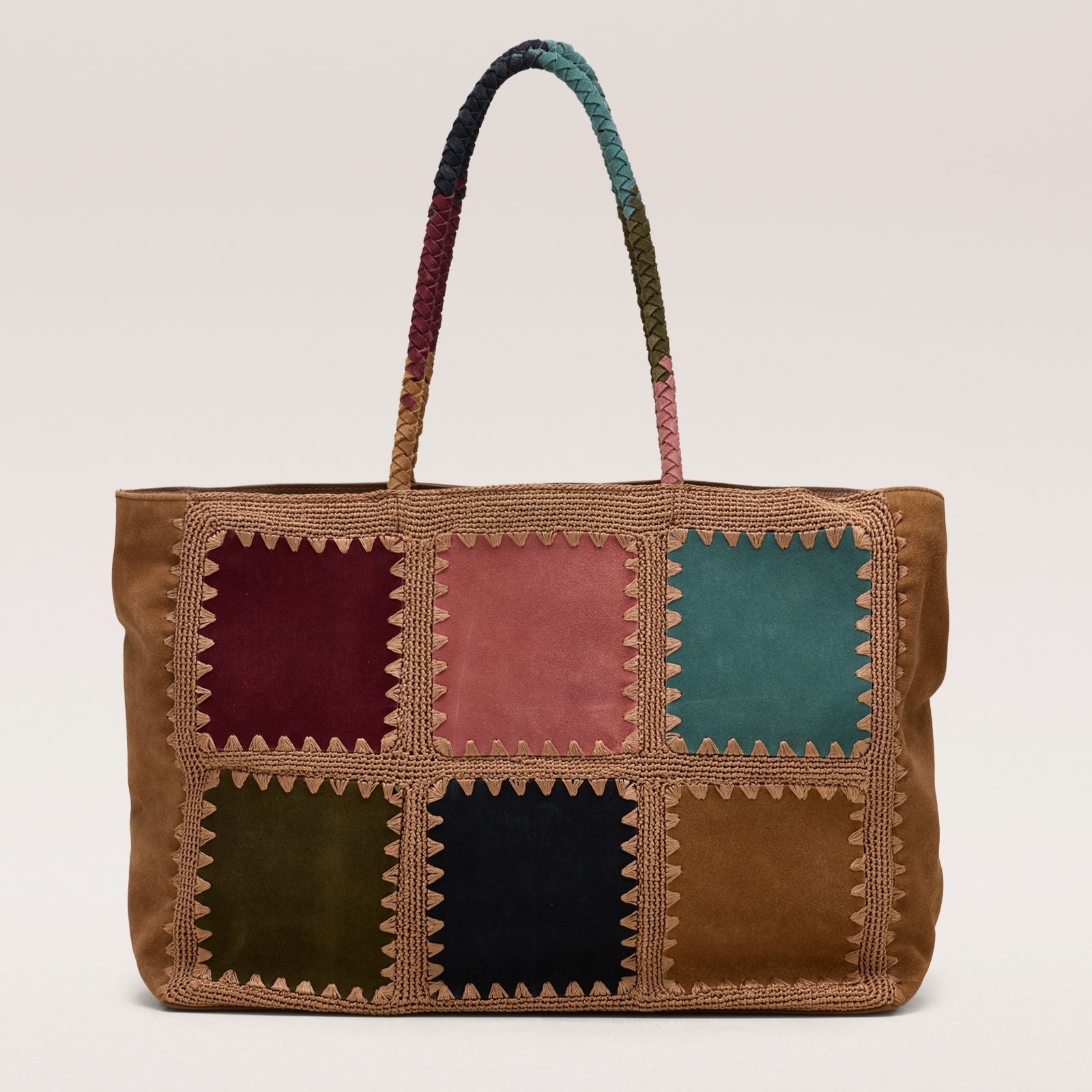 White Stuff Winter Crochet Tote Bag