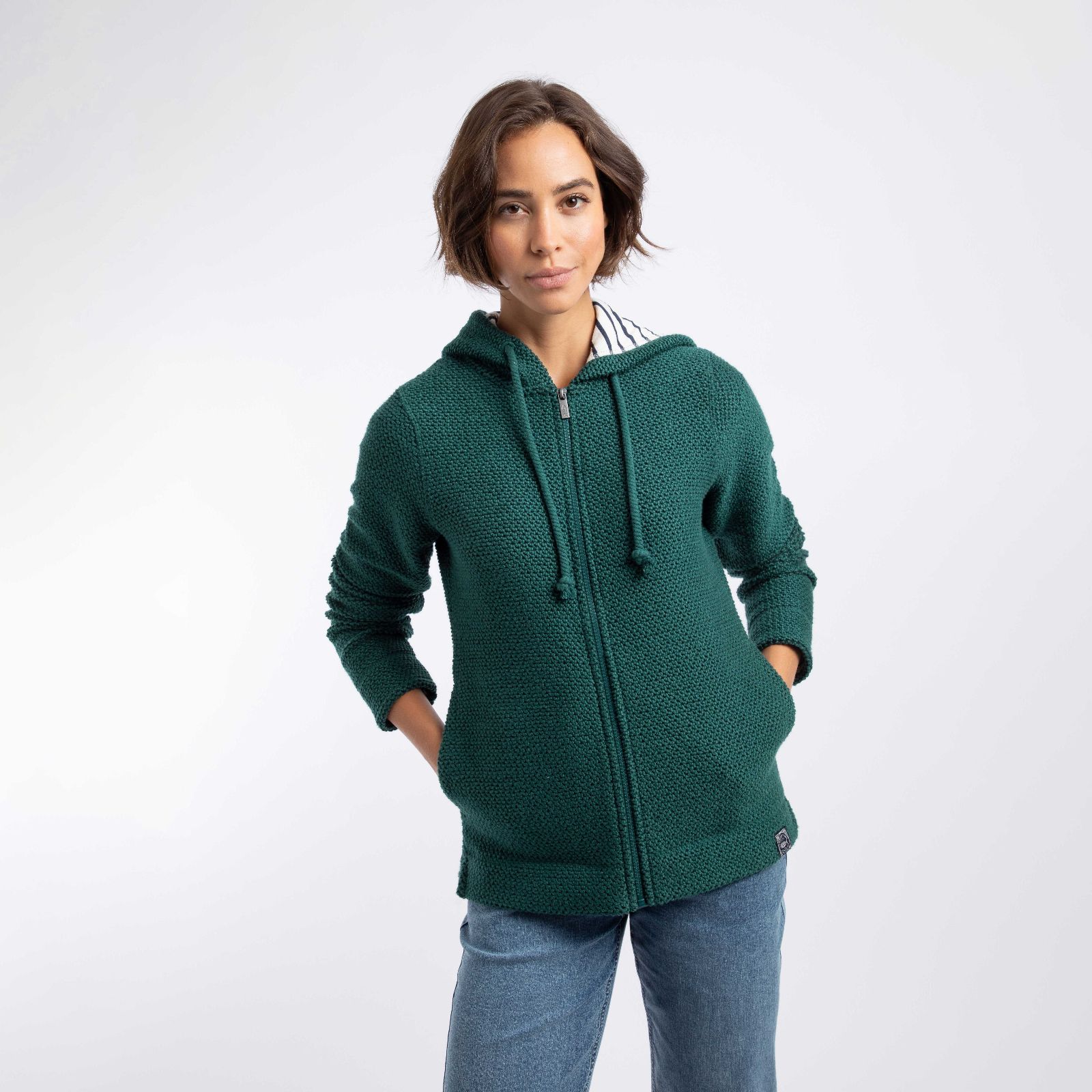 Weird Fish Chicoa Full Zip Macaroni Hoodie