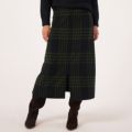 Denim & Co. Checked Skirt