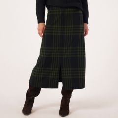 Denim & Co. Checked Skirt