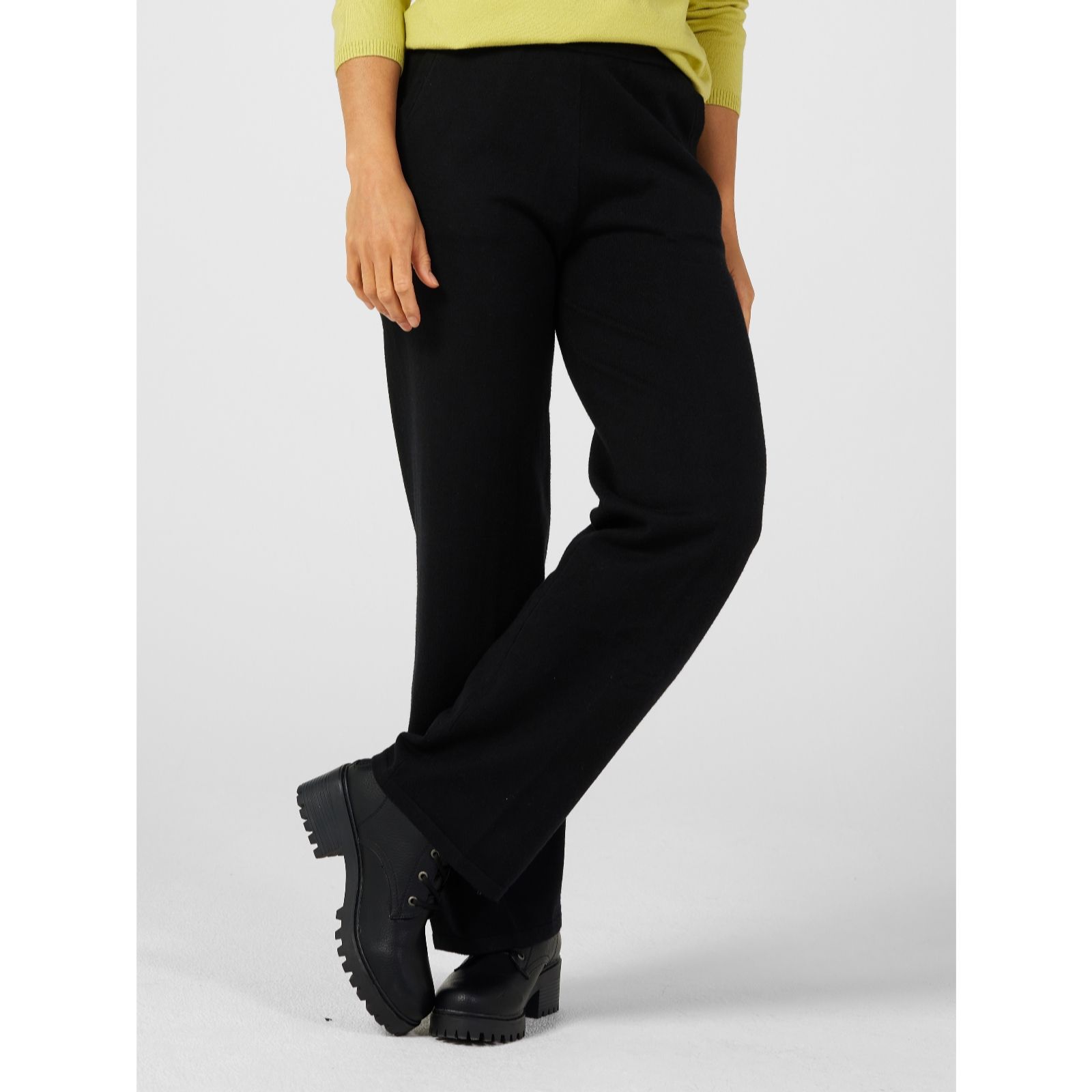 WynneLayers Print & Solid Flatter Fit Trousers - QVC UK