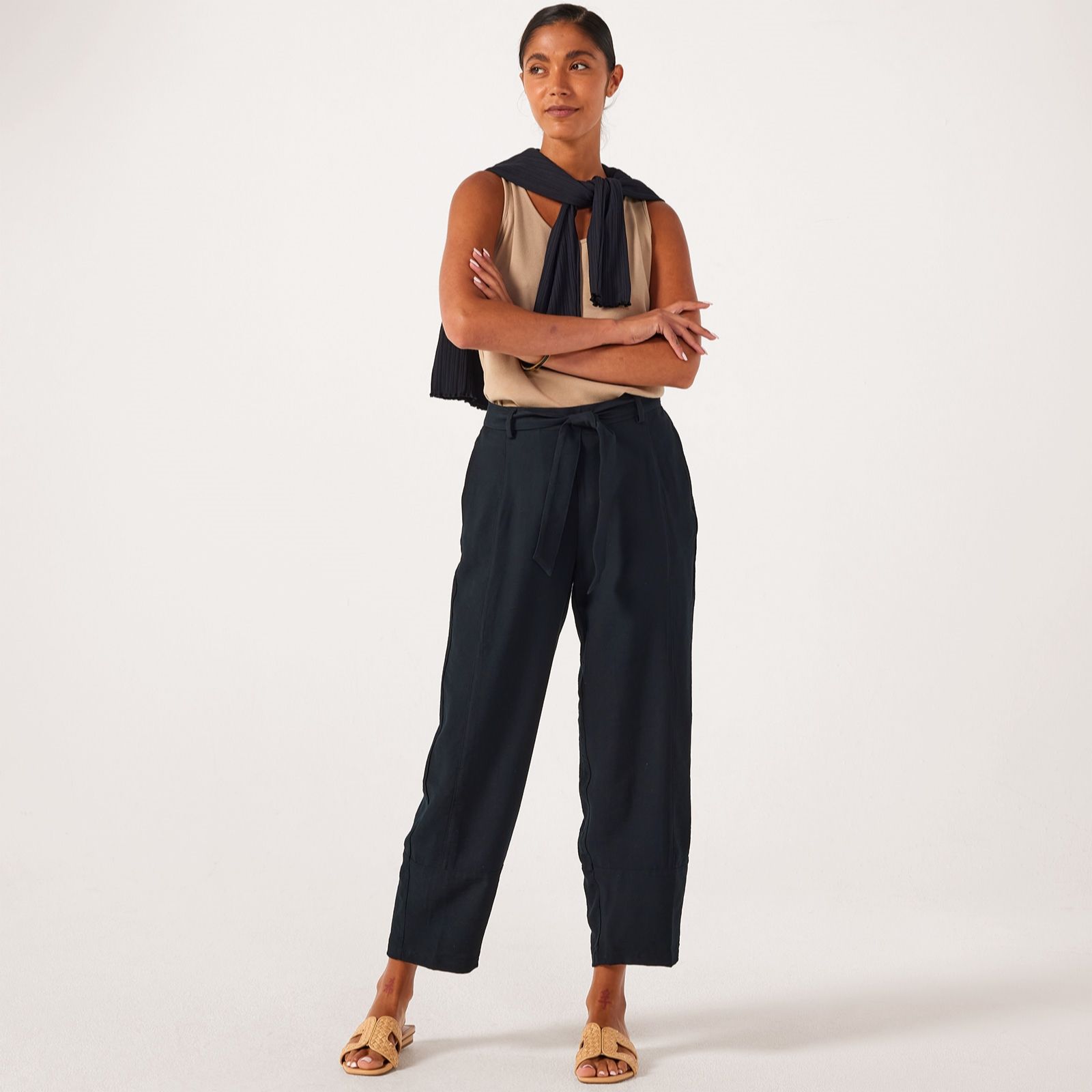 MarlaWynne Sedona Lantern Seamed Trousers