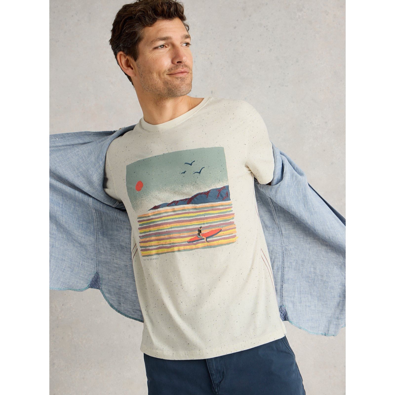 White Stuff Men's Graphic Tee