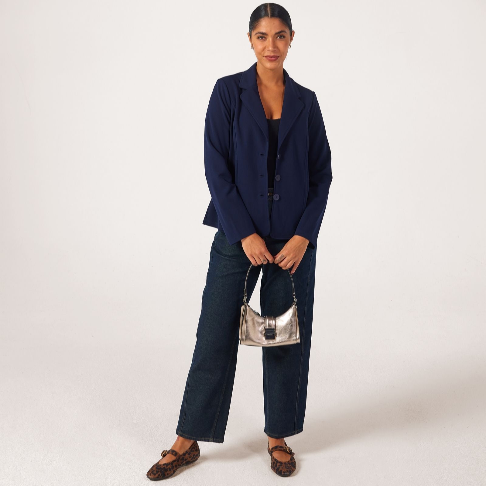 Kim & Co Ponte Crepe Blazer