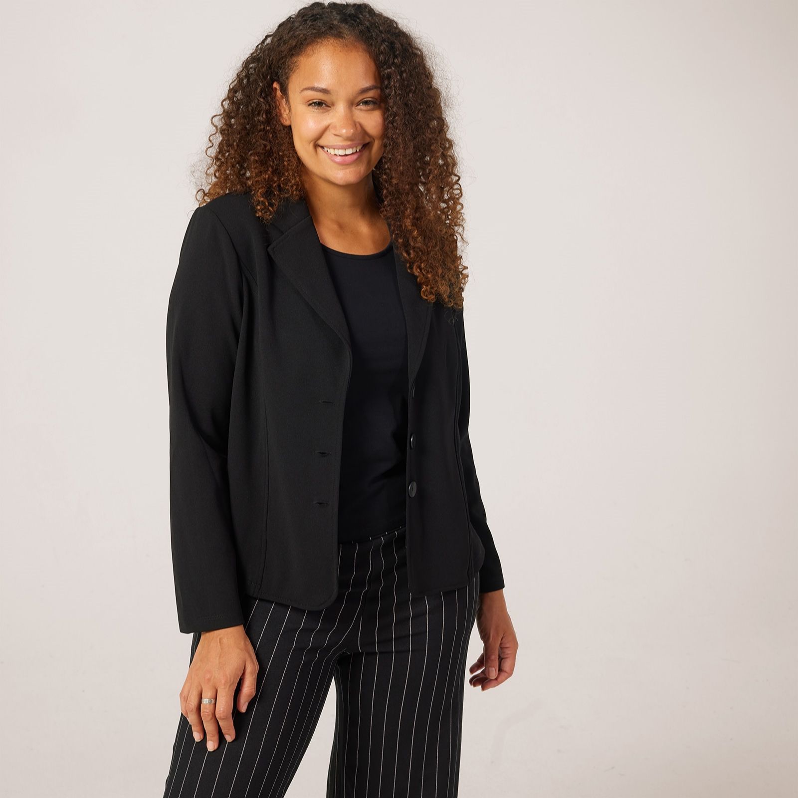 Kim & Co Ponte Crepe Blazer