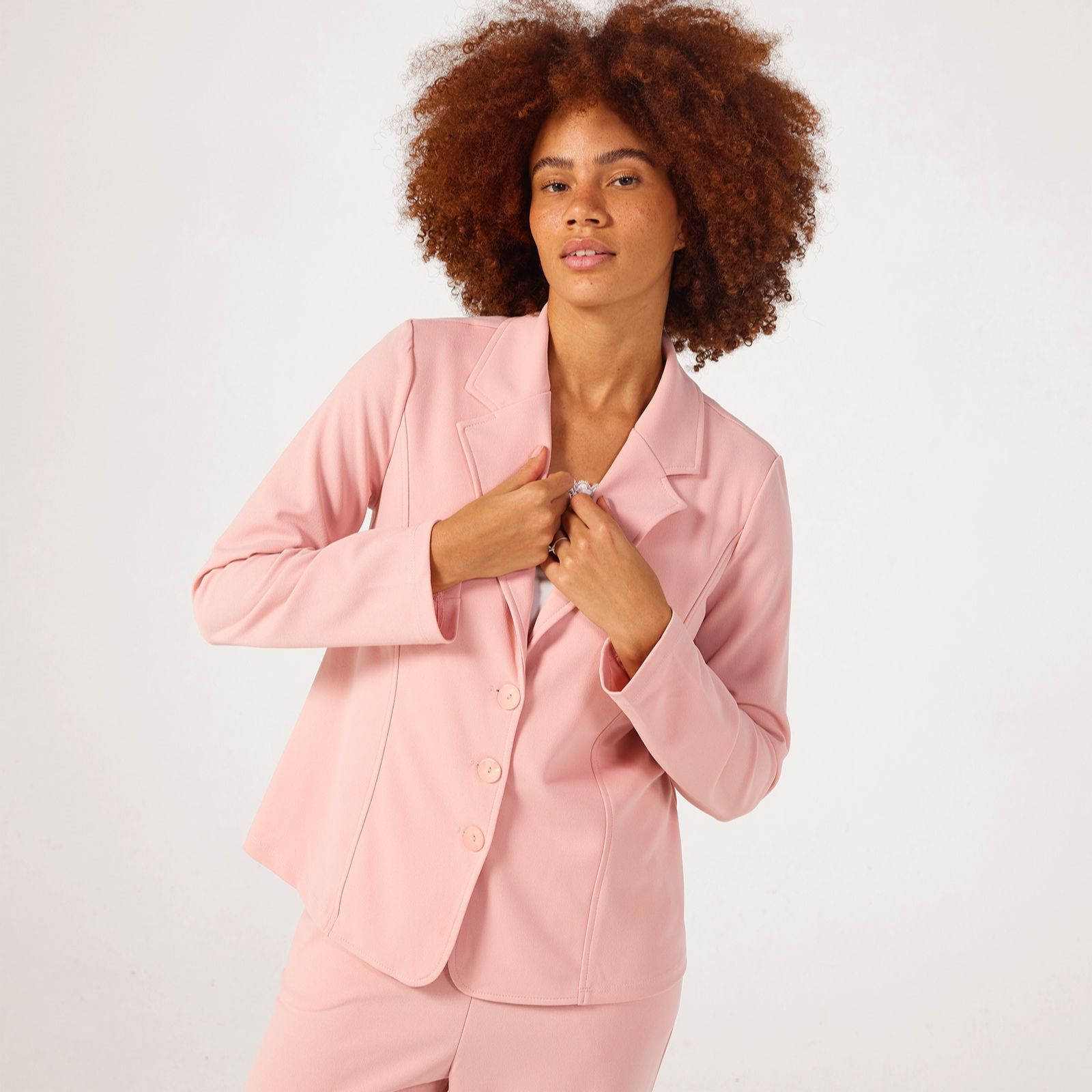 Kim & Co Ponte Crepe Blazer