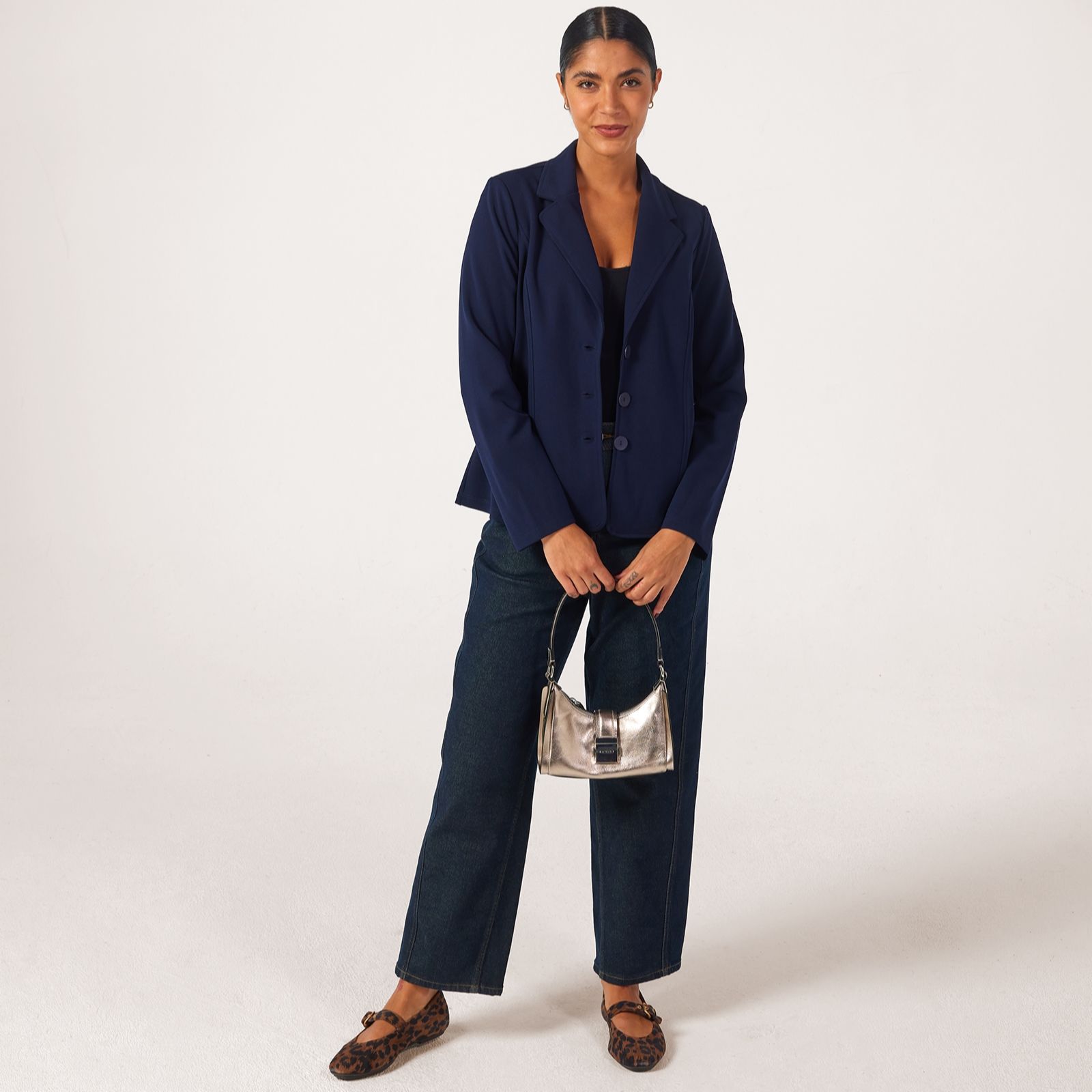 Kim & Co Ponte Crepe Blazer