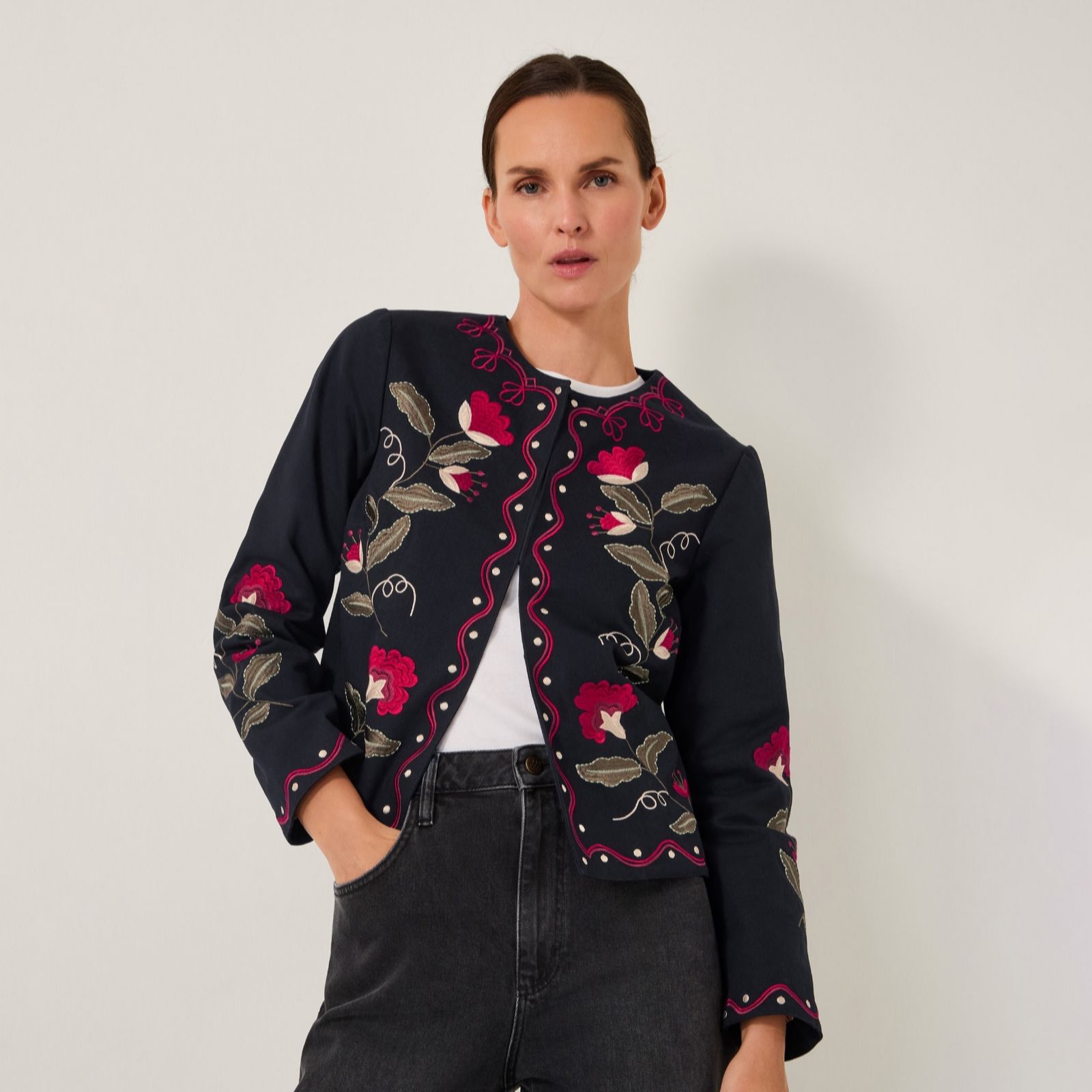 Monsoon Valerie Embroidered Jacket