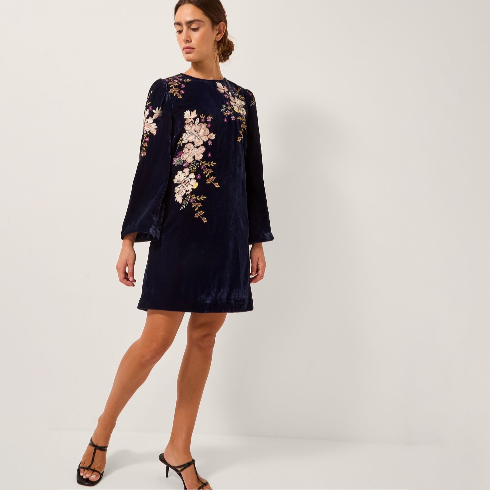 Monsoon Fallon Embroidered Dress